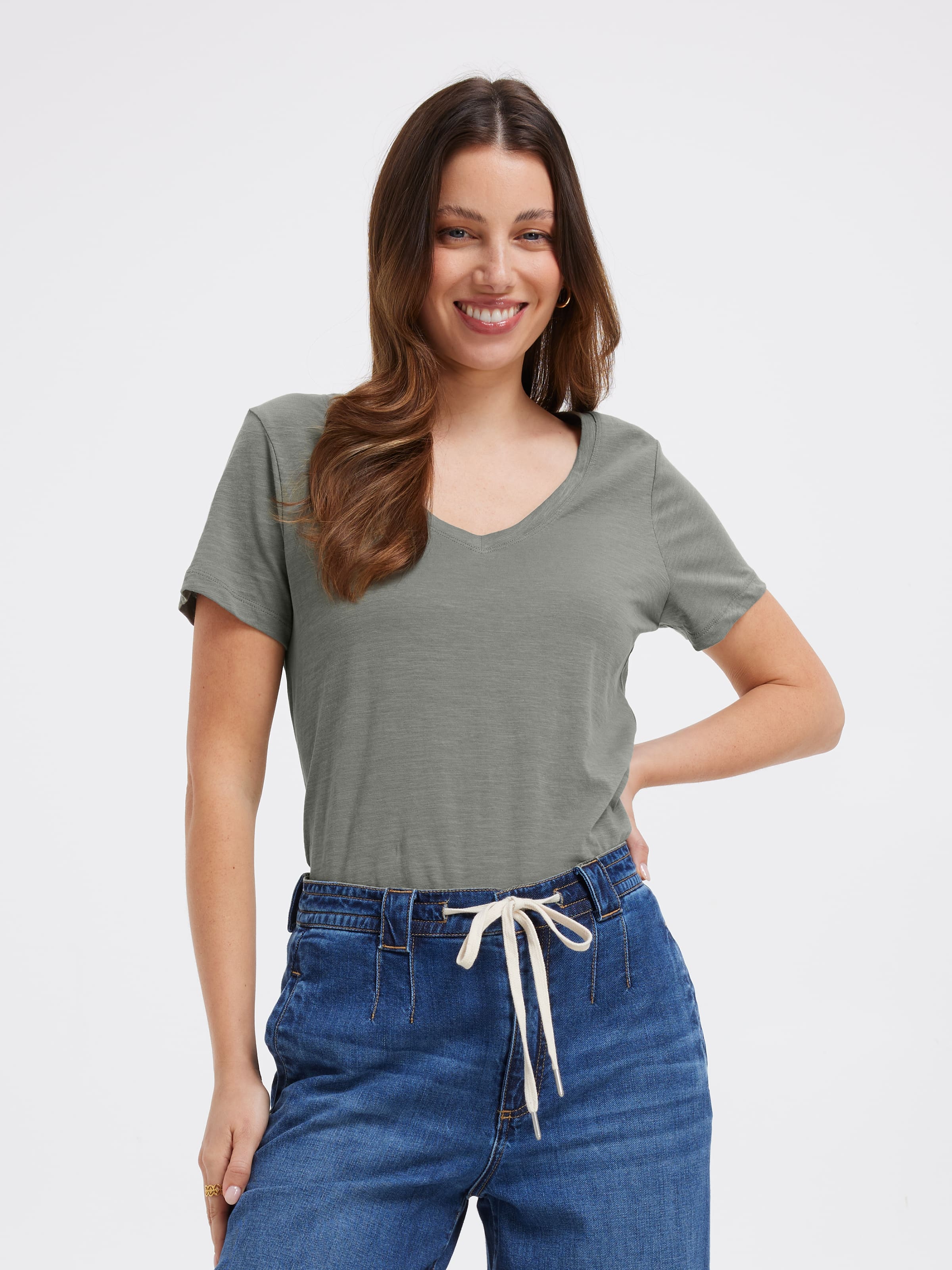 Perfect V Neck Boyfriend Tee