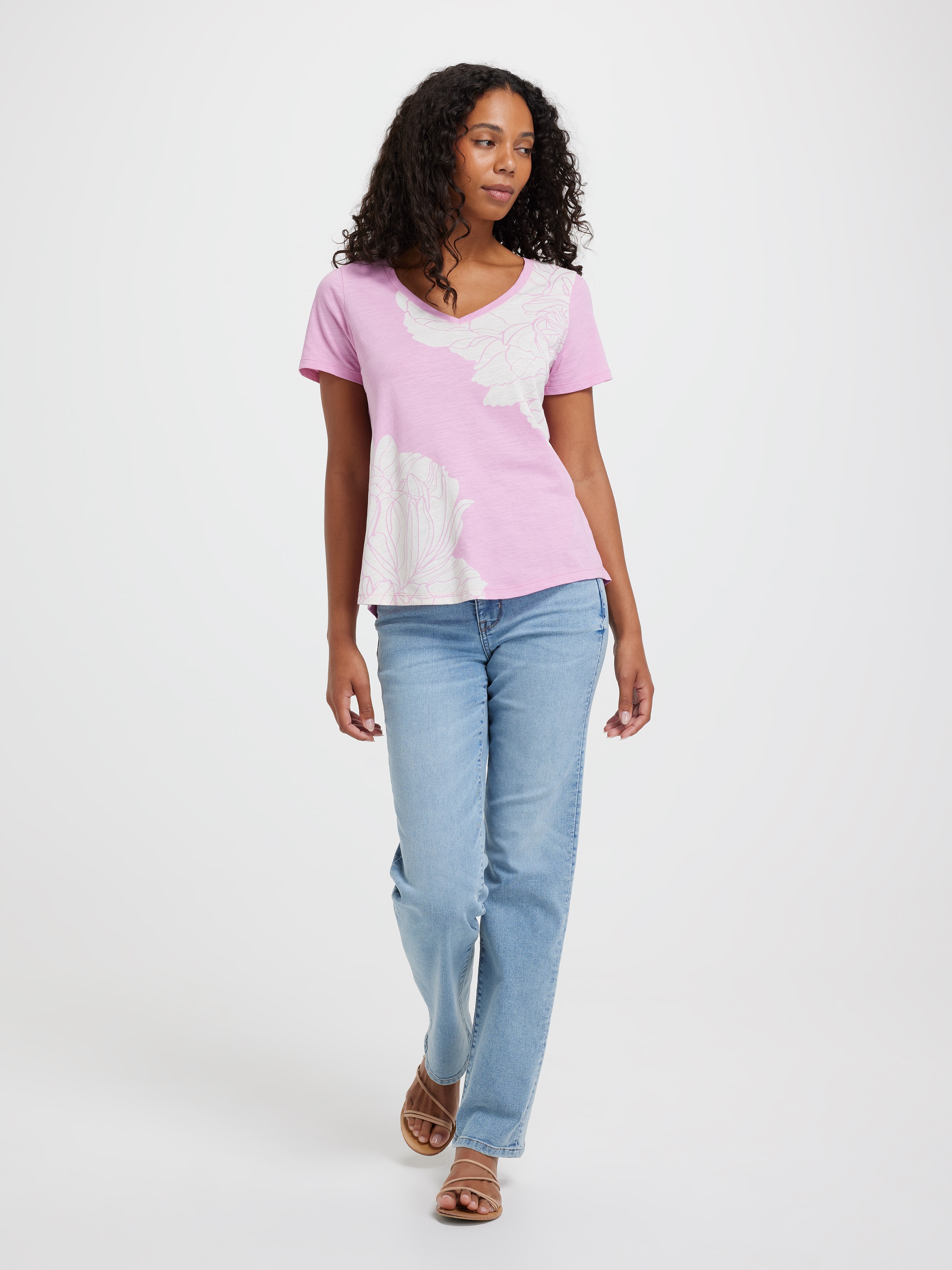 Perfect V Neck Boyfriend Tee