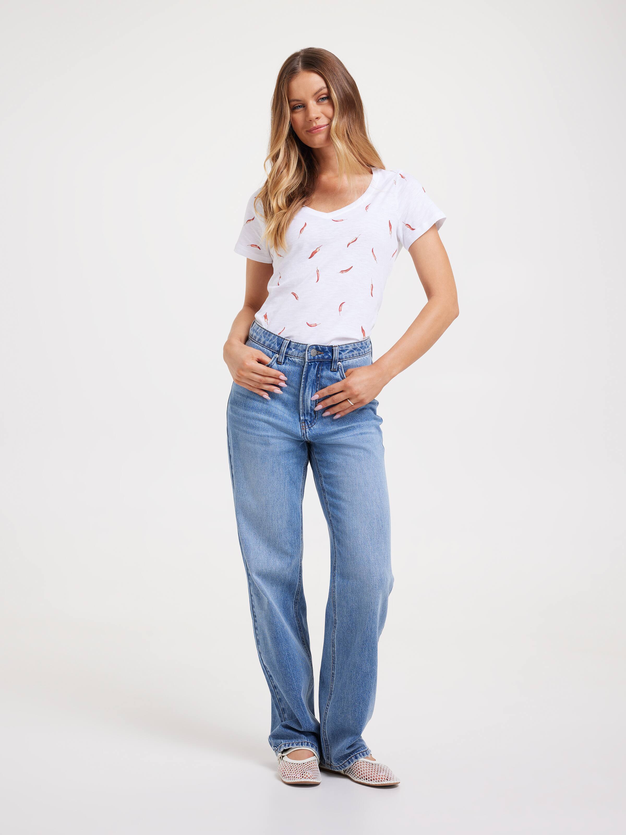 Perfect V Neck Boyfriend Tee