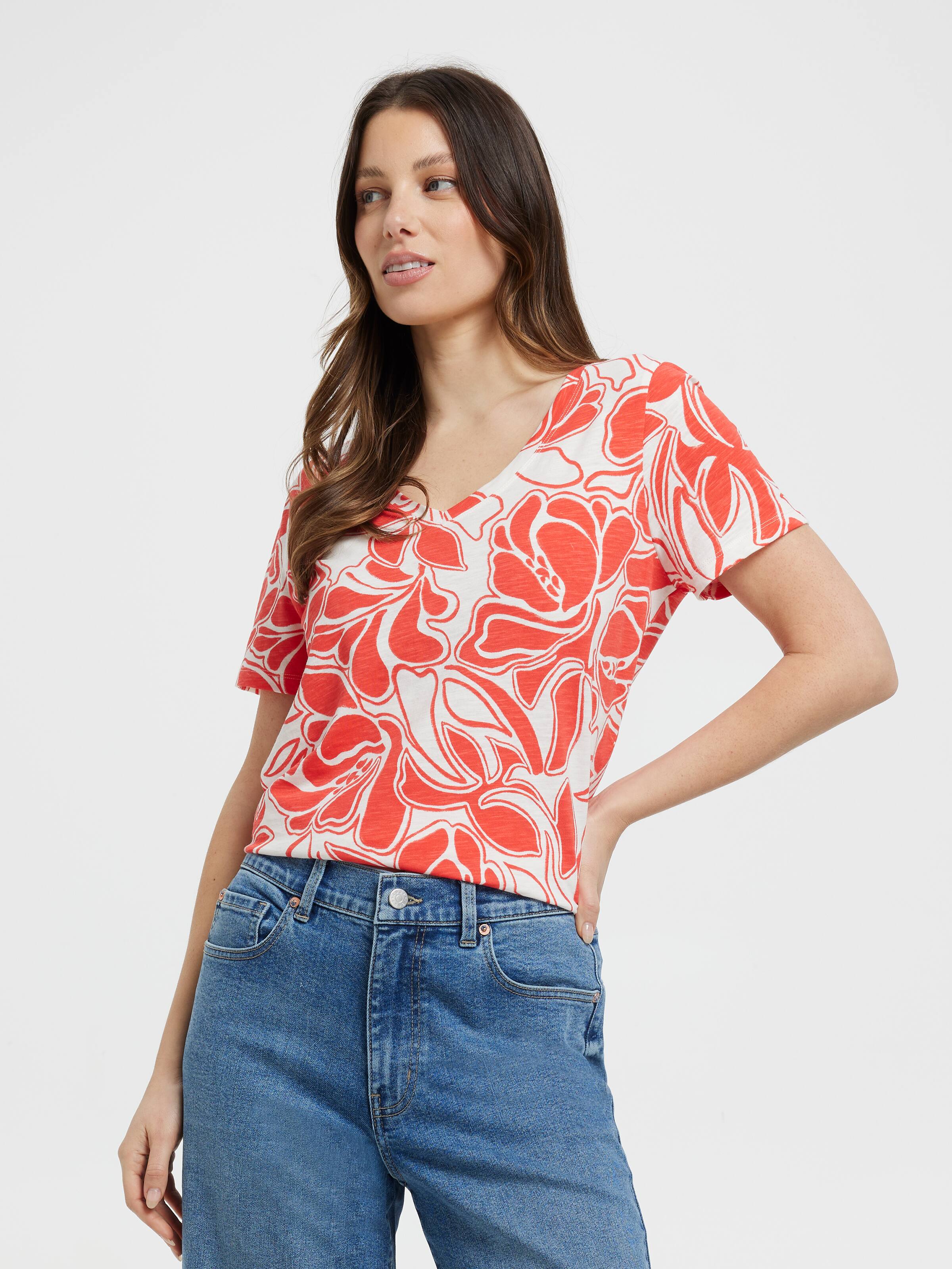 Perfect V Neck Boyfriend Tee