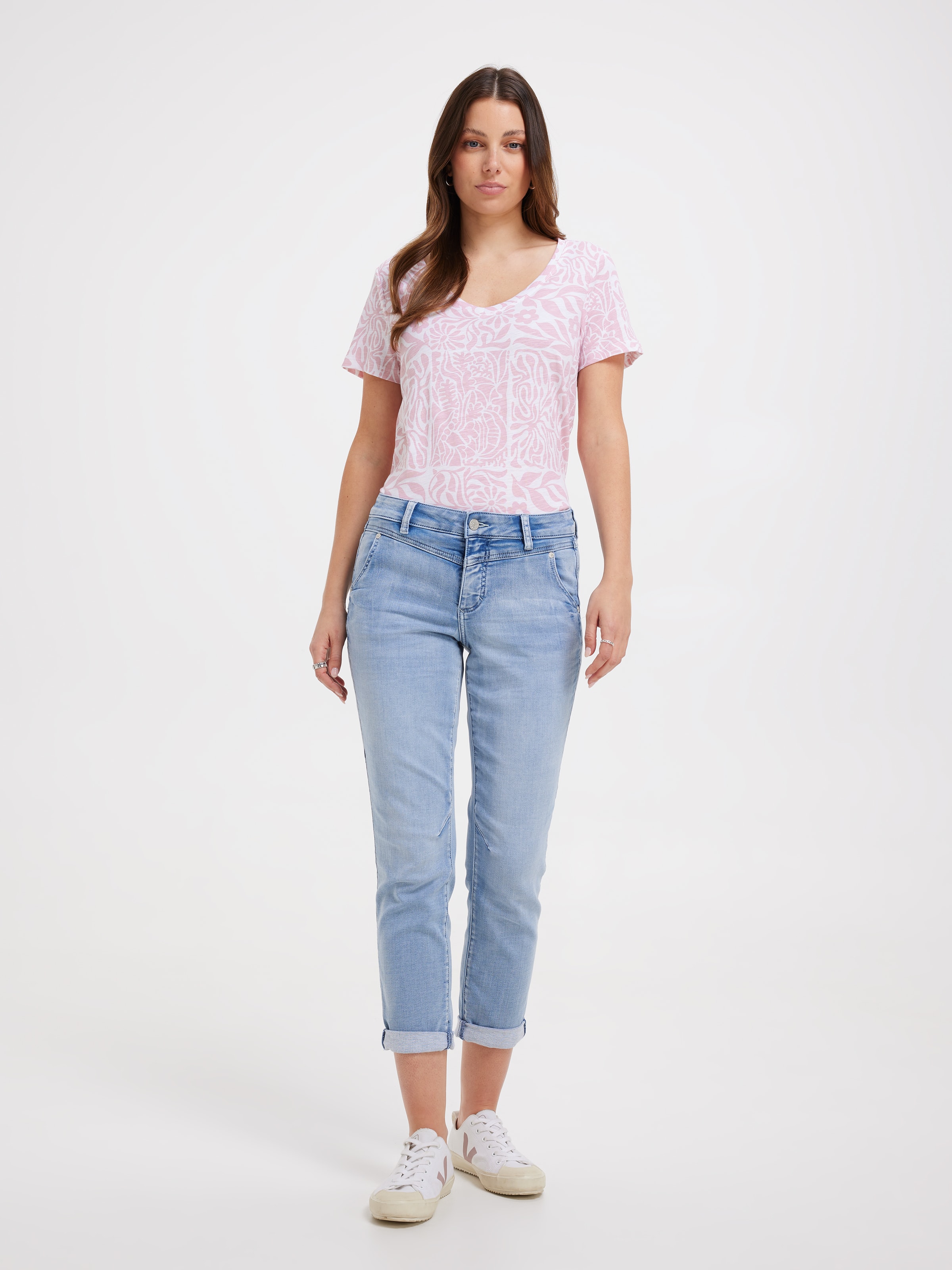 Perfect V Neck Boyfriend Tee