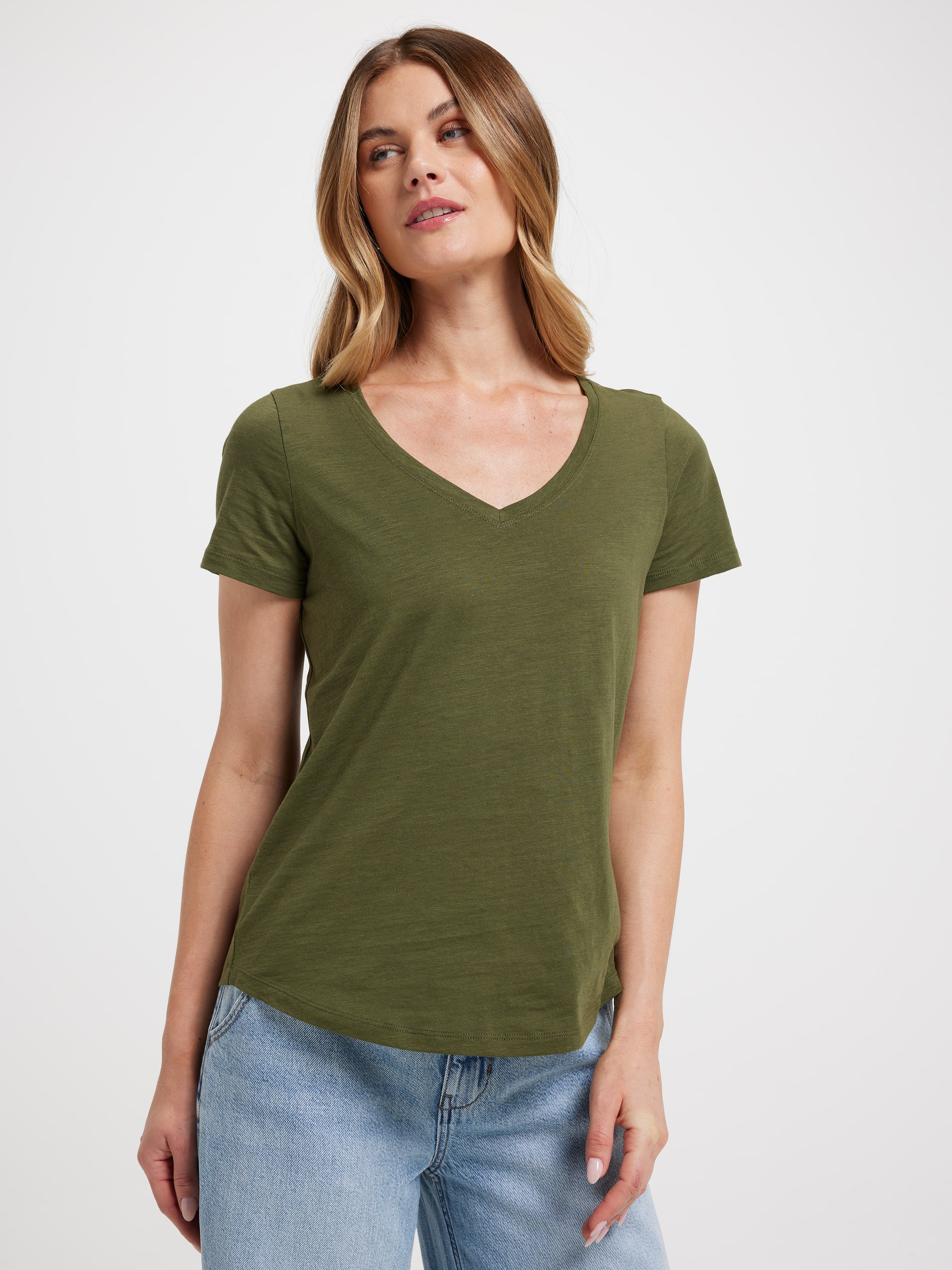 Perfect V Neck Boyfriend Tee