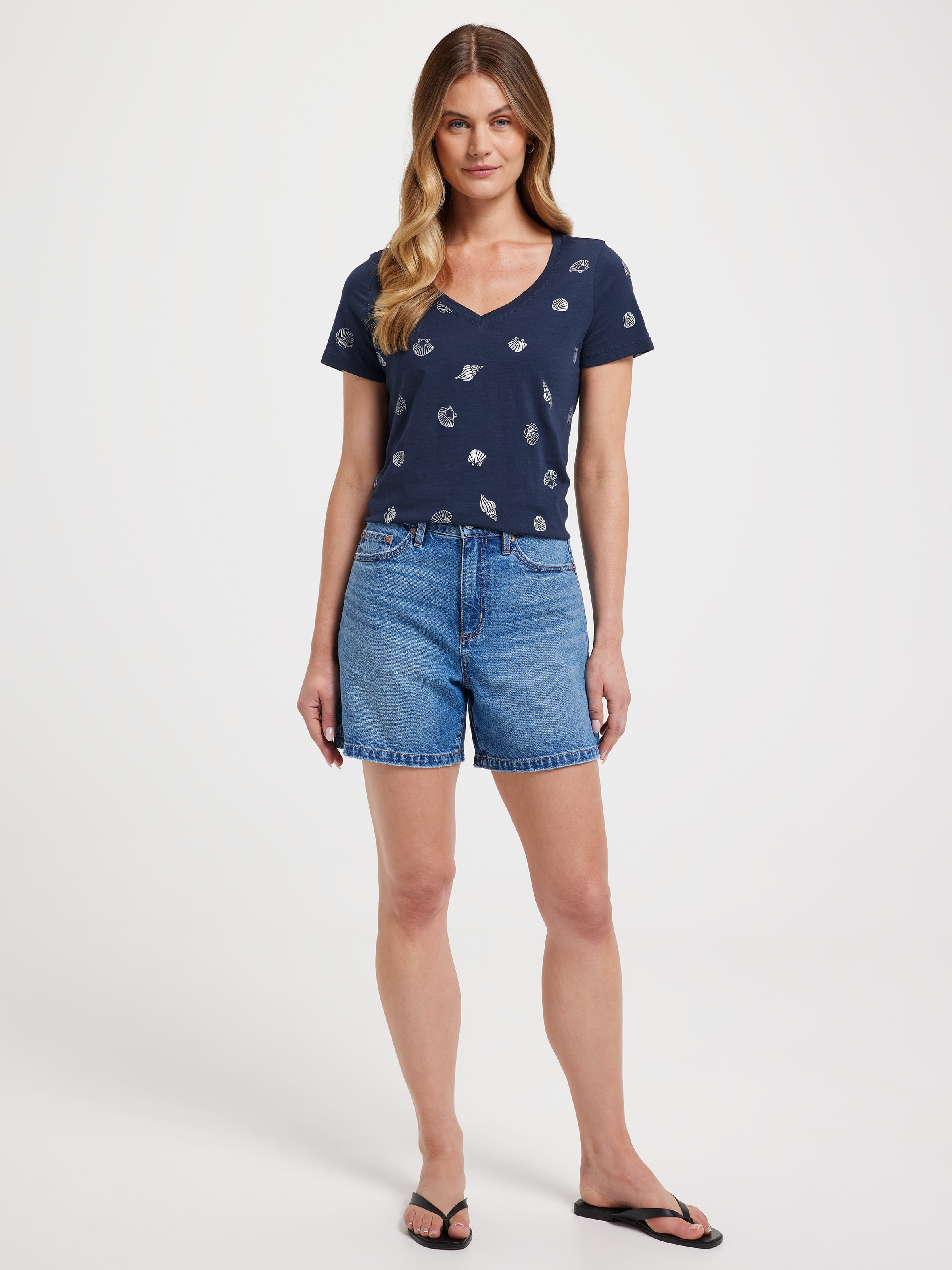 Perfect V Neck Boyfriend Tee