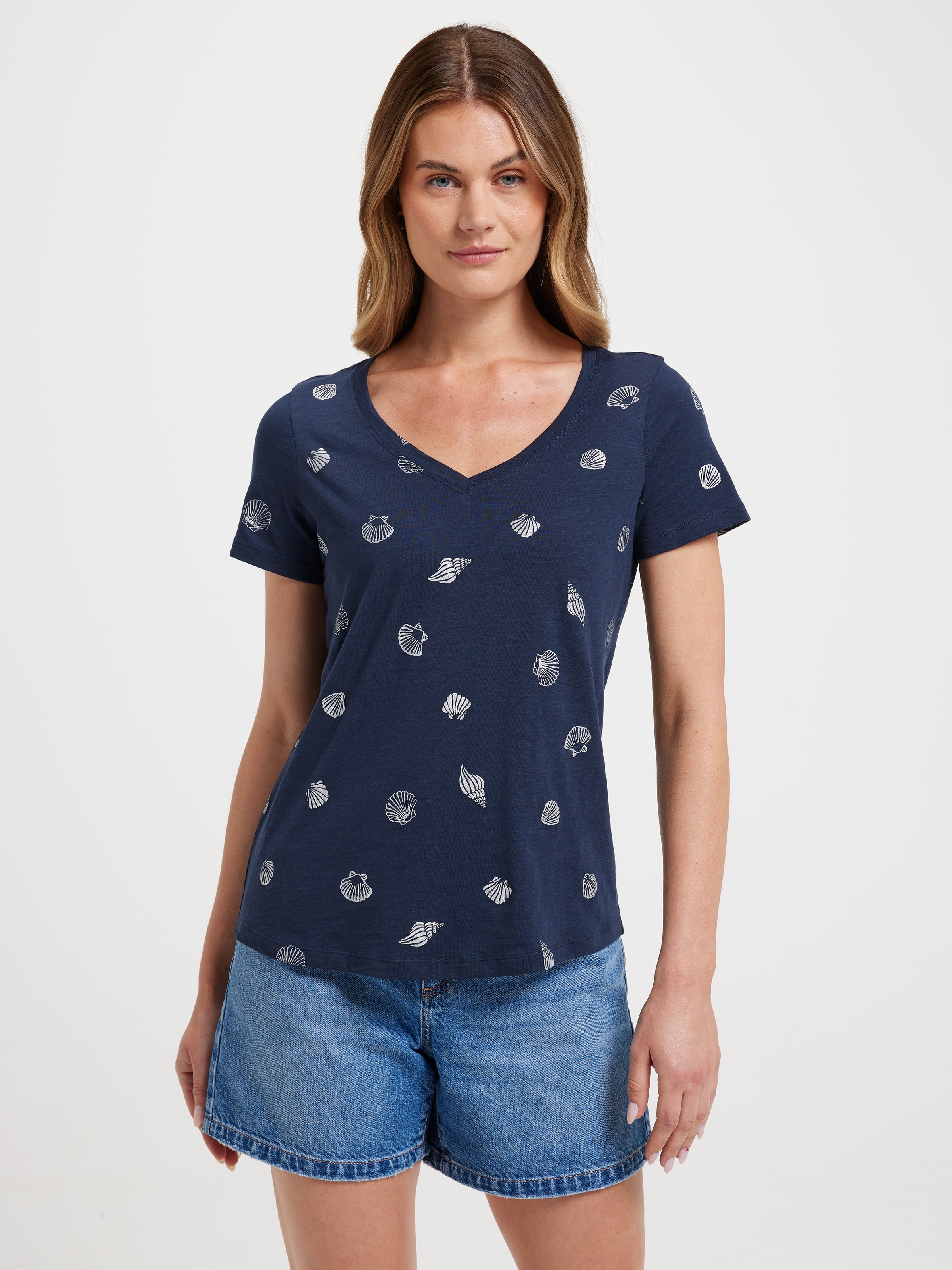 Perfect V Neck Boyfriend Tee