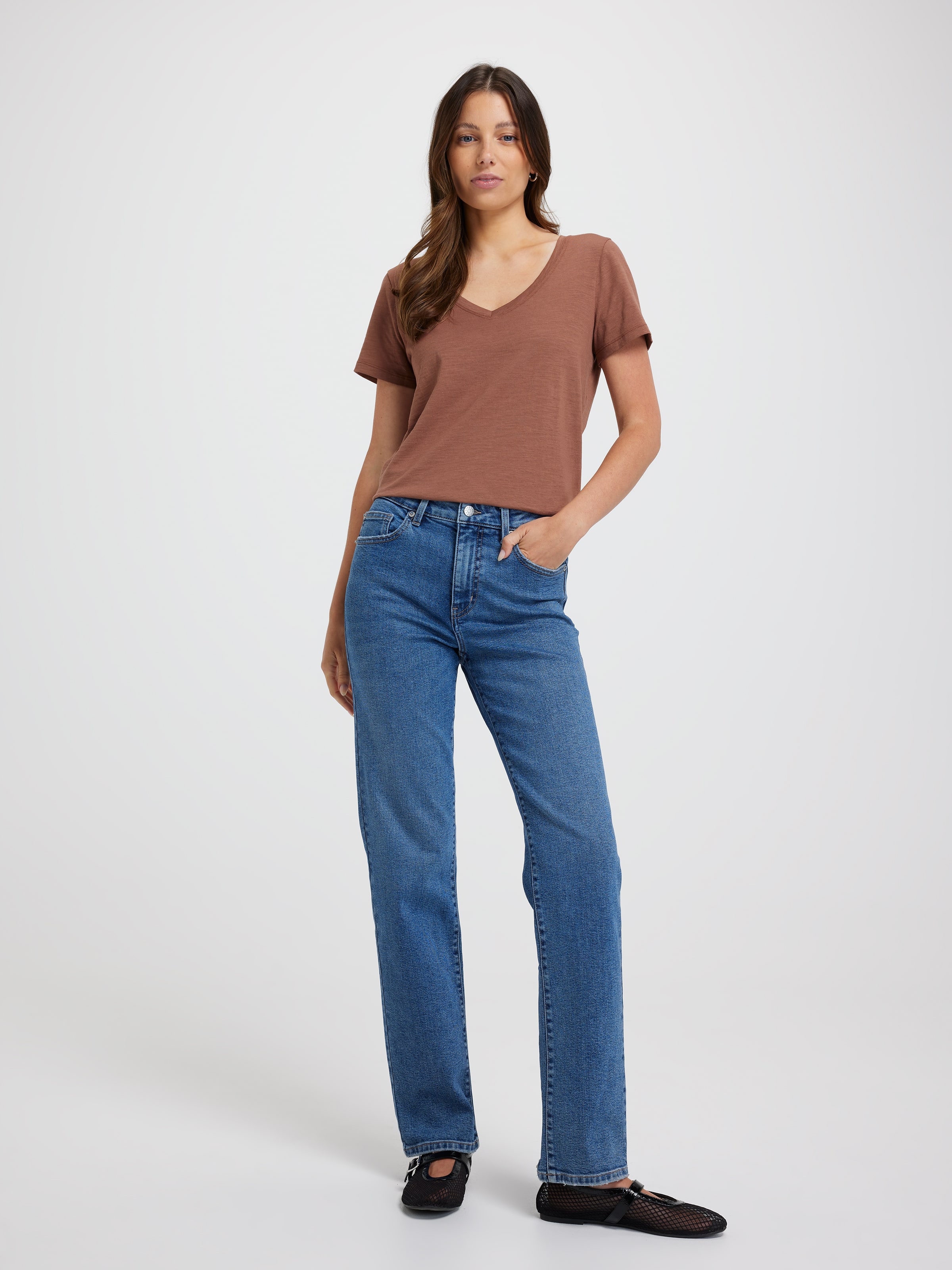 Perfect V Neck Boyfriend Tee