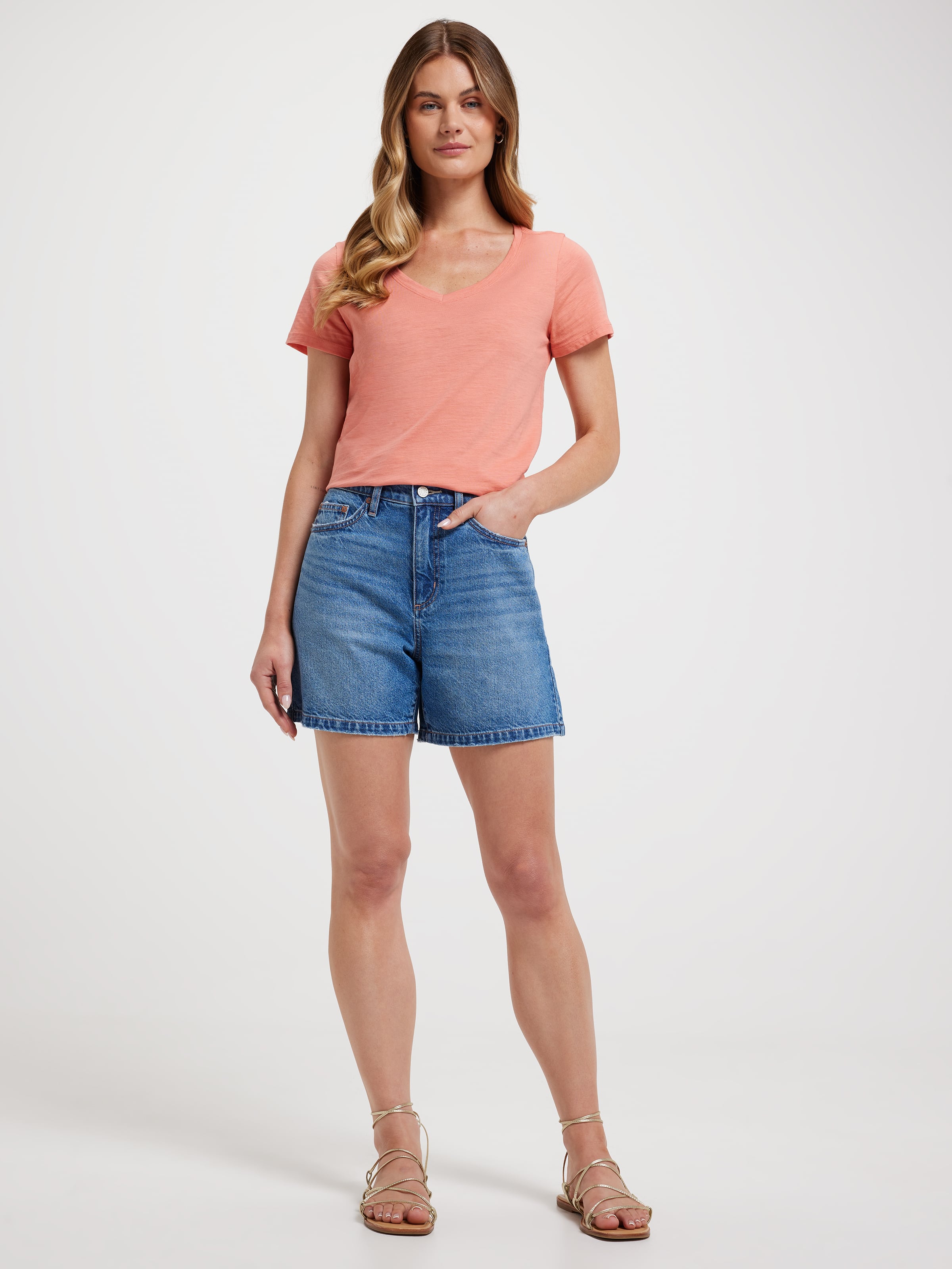 Perfect V Neck Boyfriend Tee