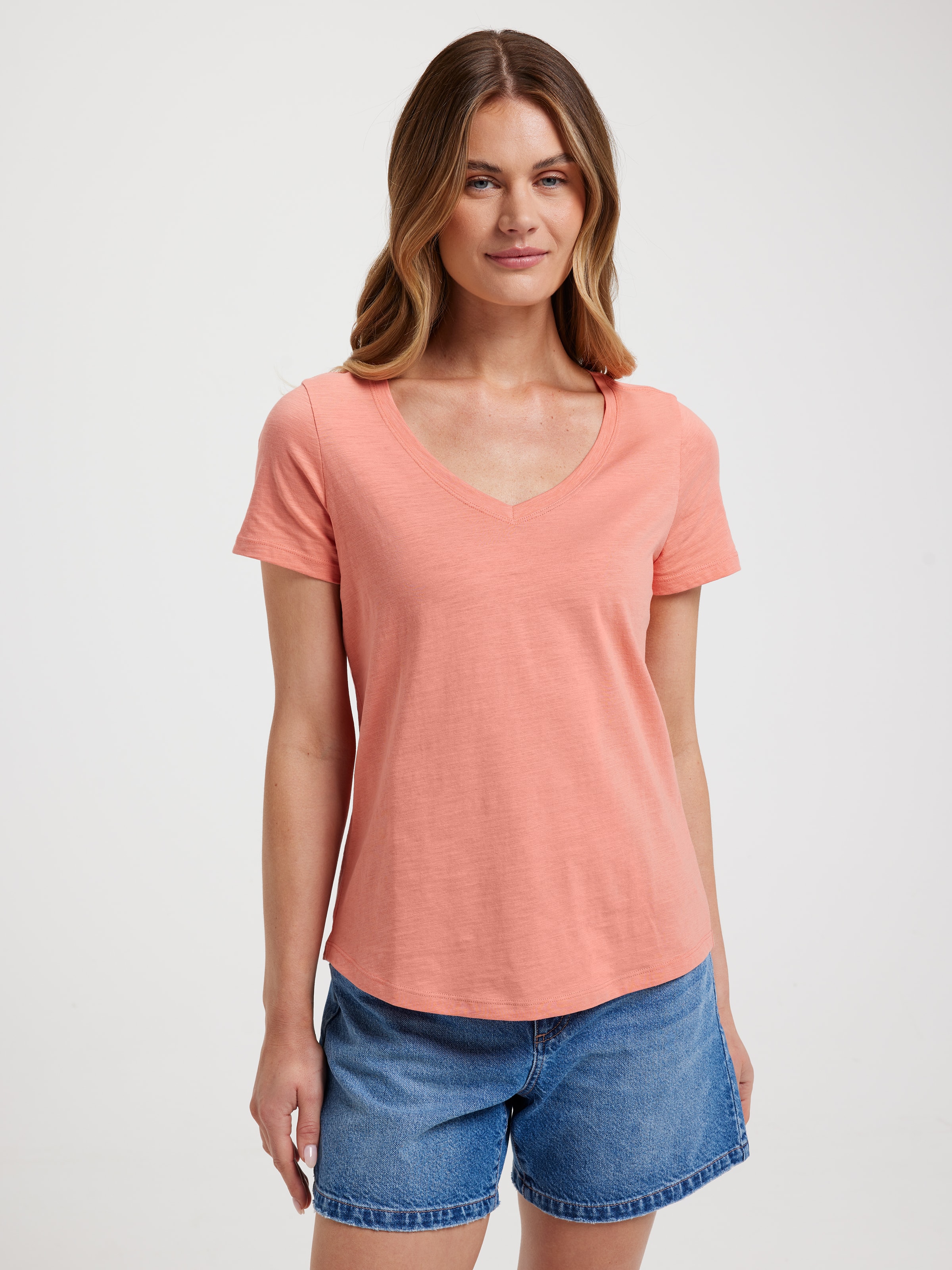 Perfect V Neck Boyfriend Tee