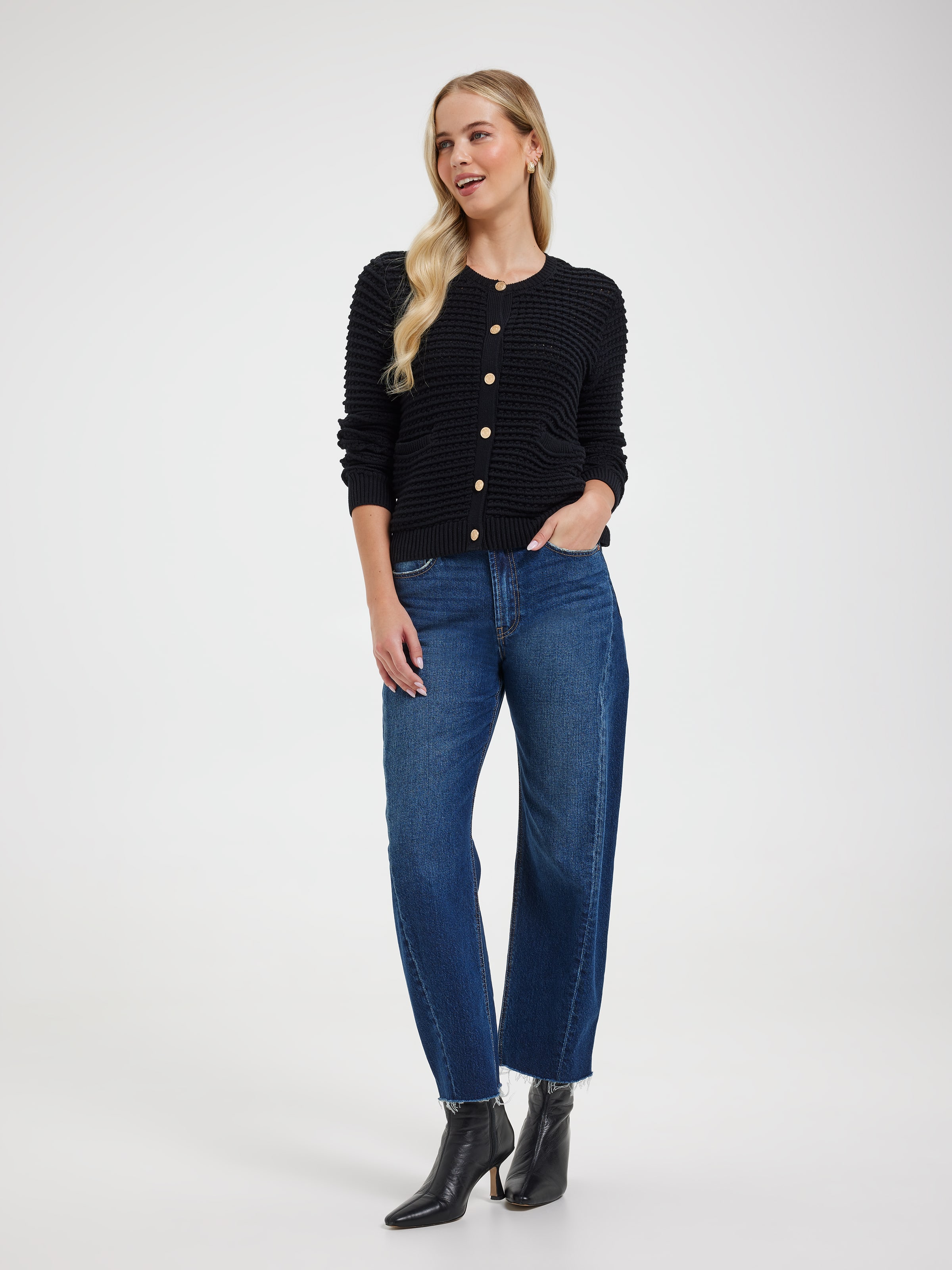 Lara Textured Fashion Cardi
