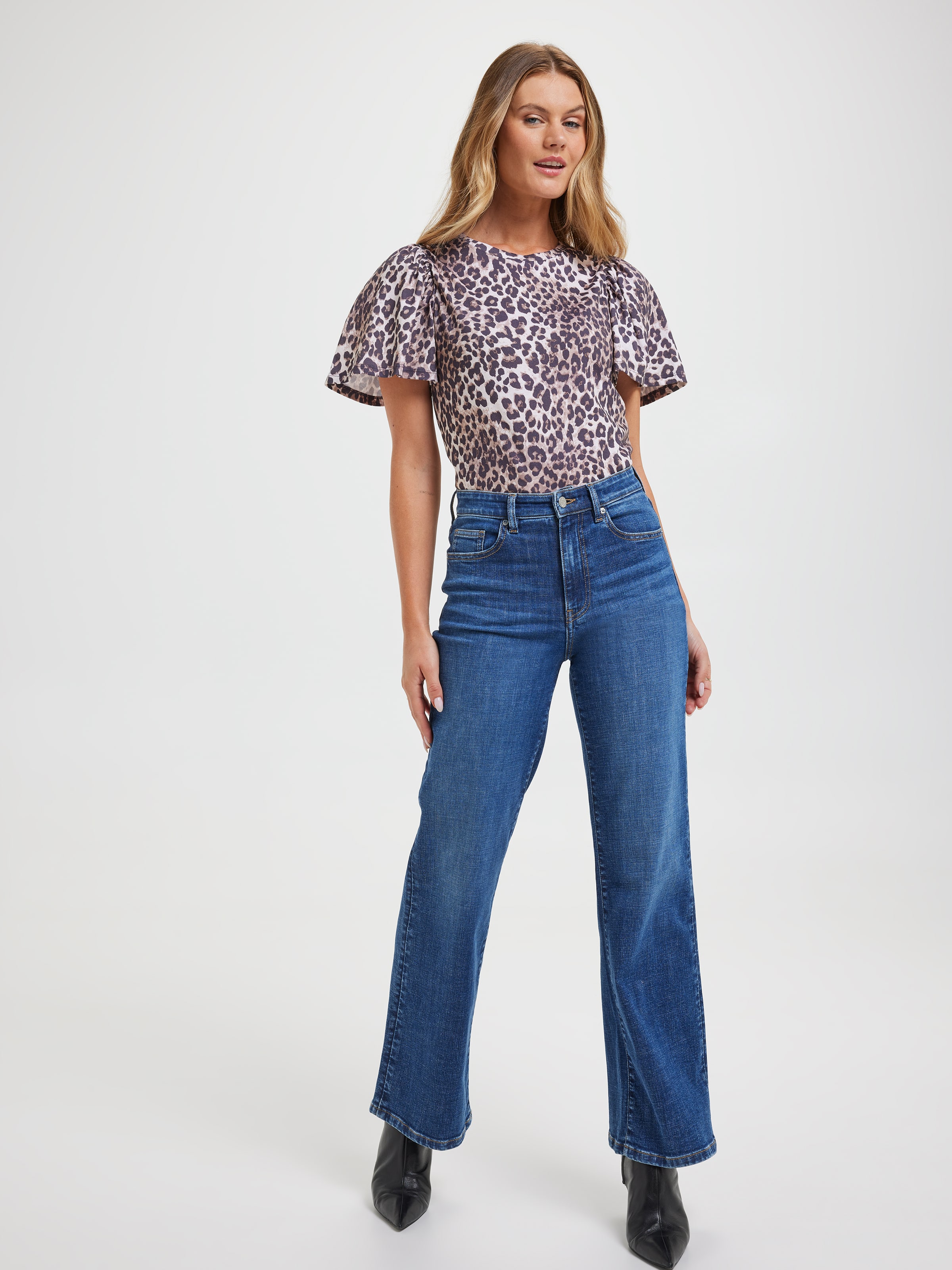 Giselle Flutter Sleeve Top