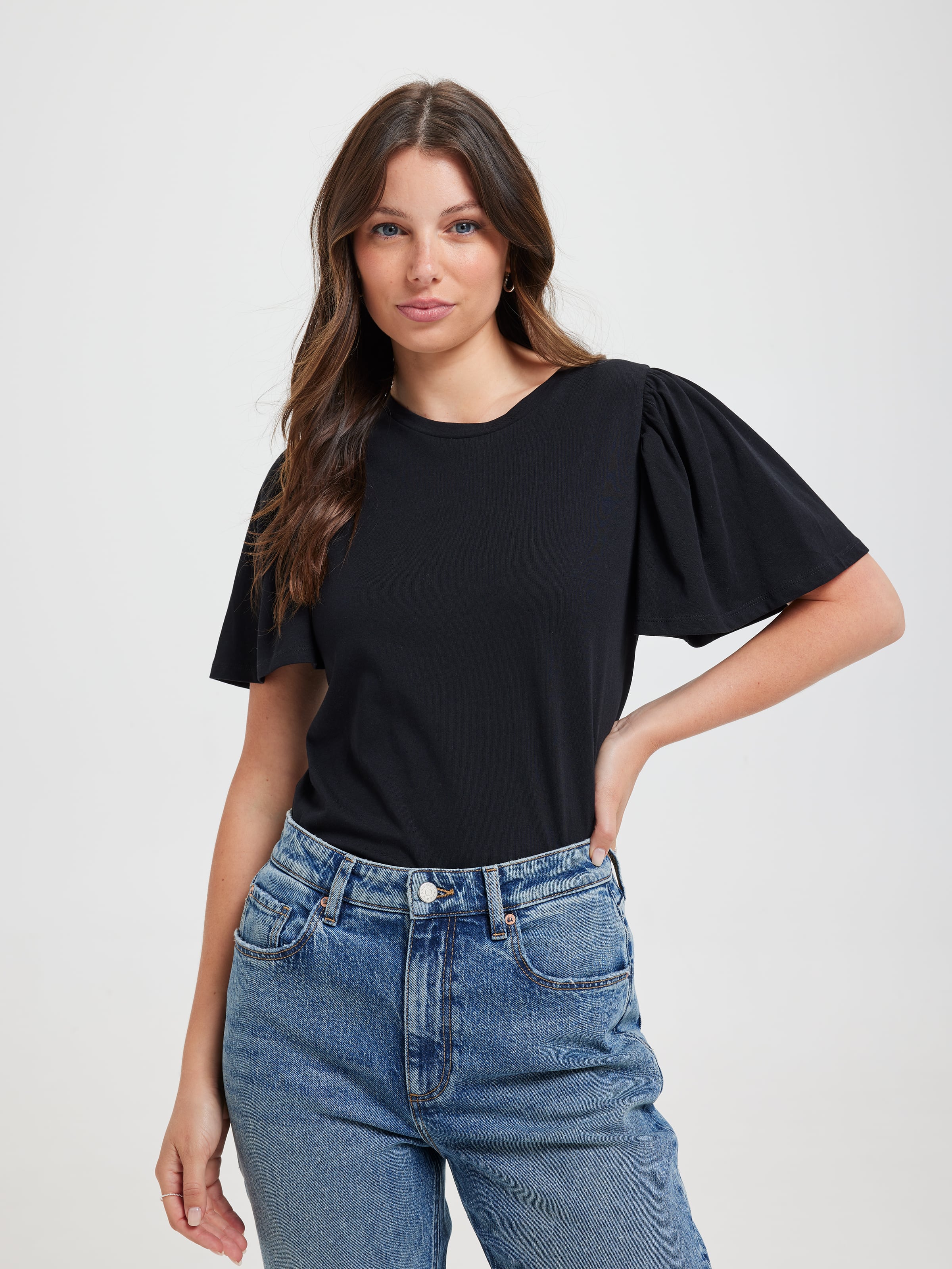 Giselle Flutter Sleeve Top