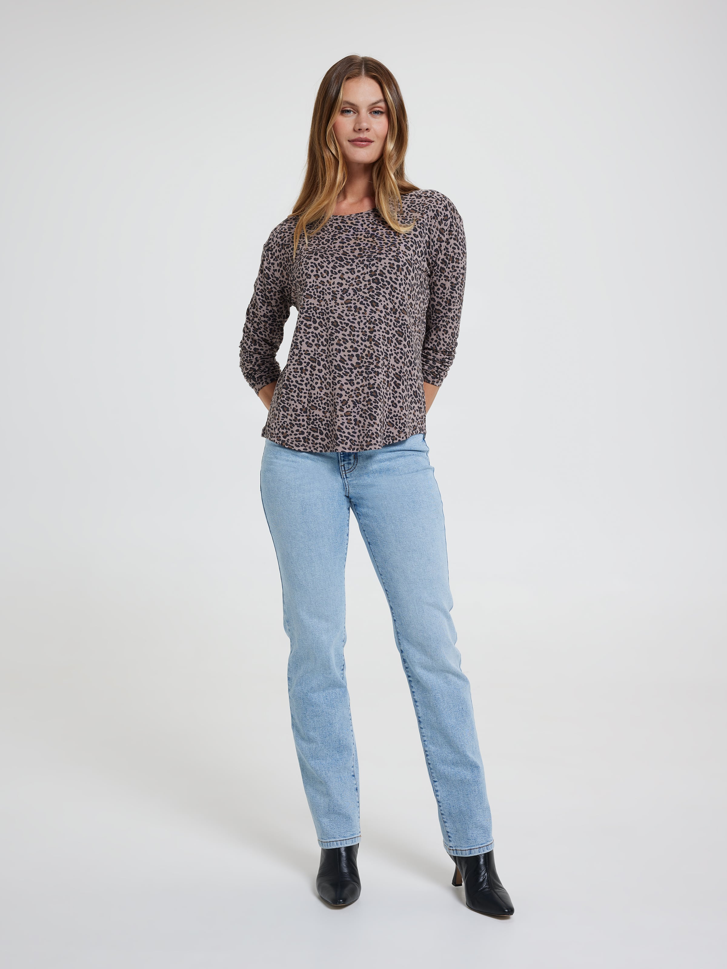 Luxe Long Sleeve Modal Crew Top