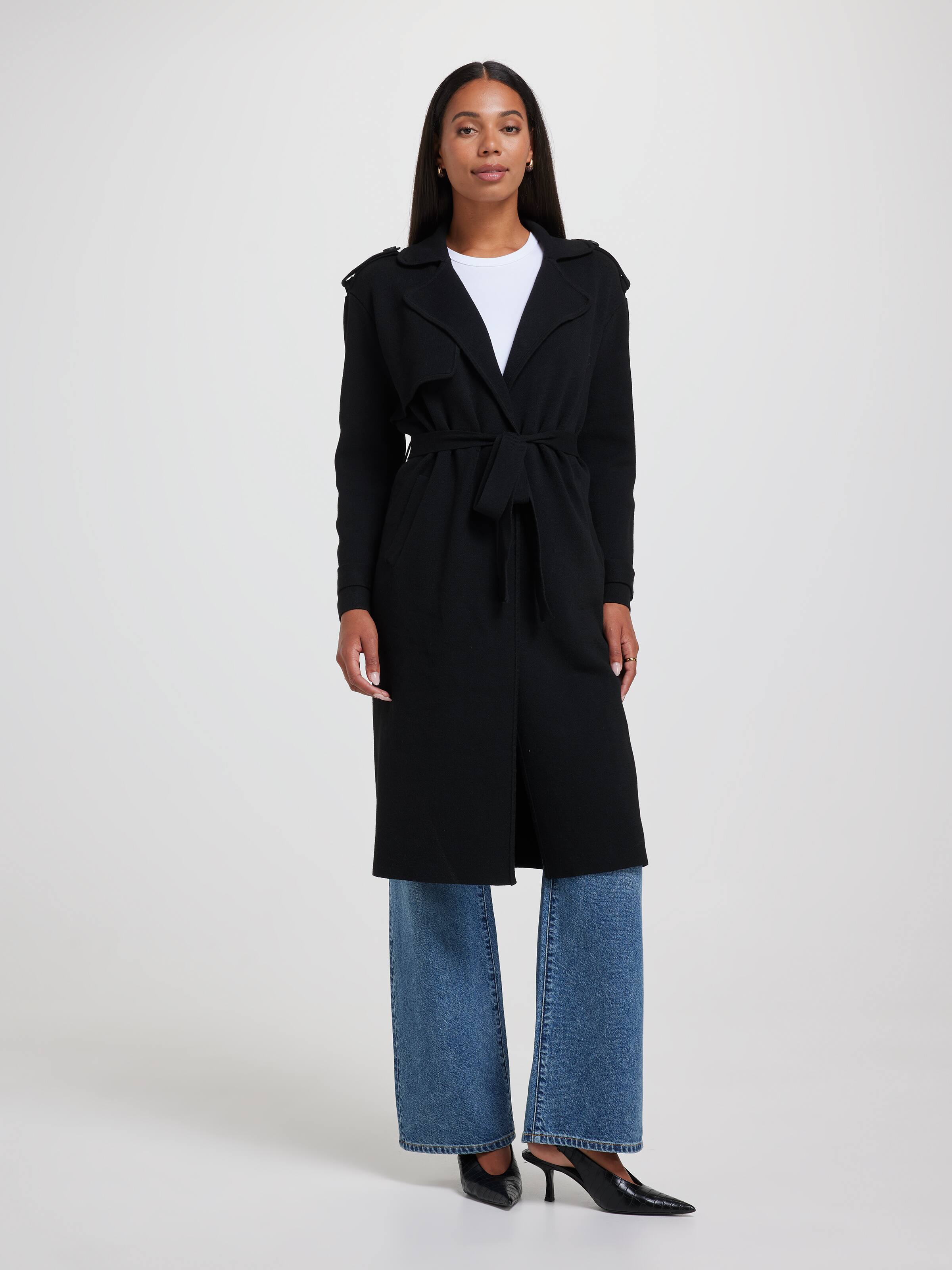 Anneliese Trench Wrap Coatigan
