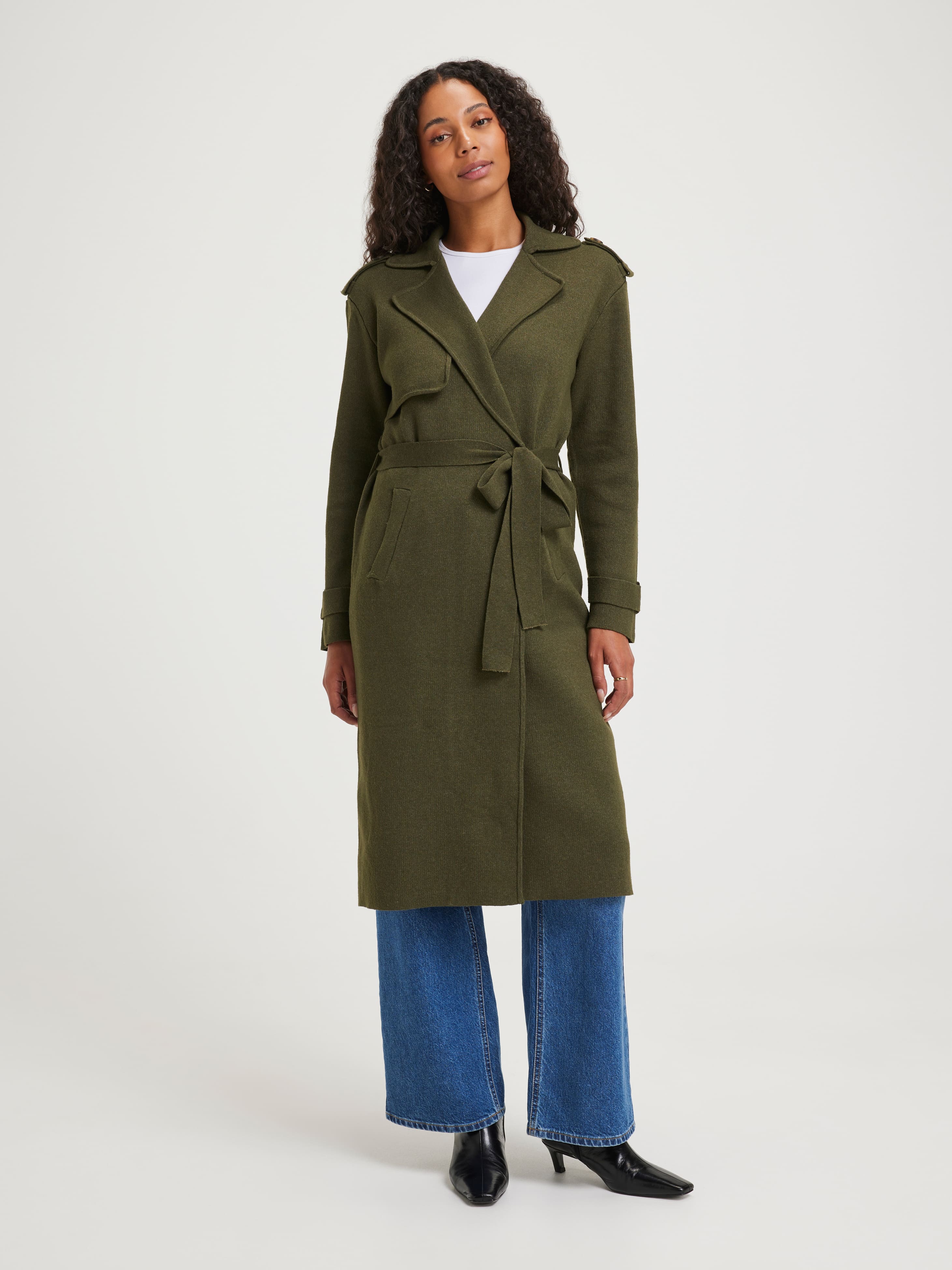 Anneliese Trench Wrap Coatigan