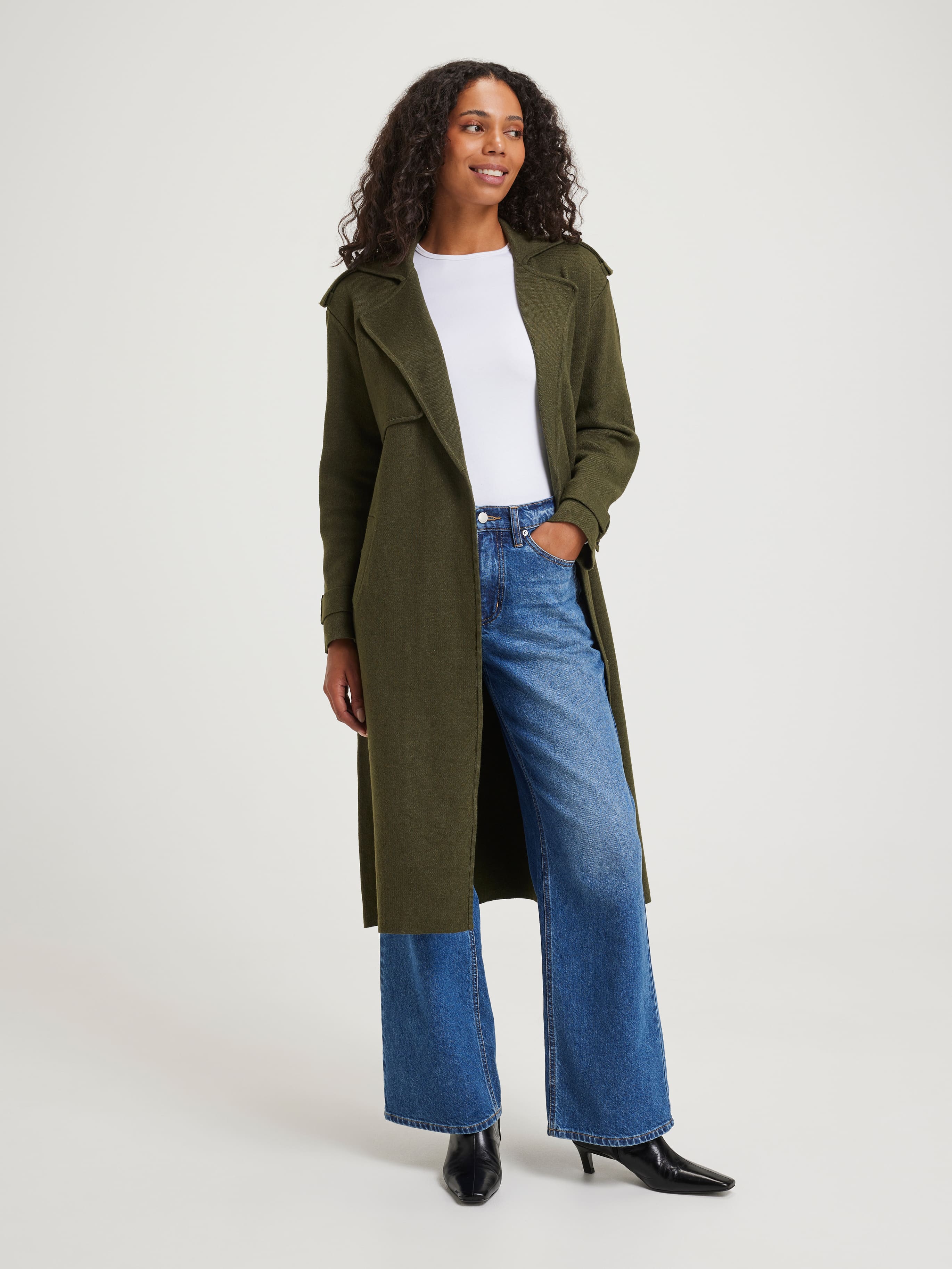 Anneliese Trench Wrap Coatigan