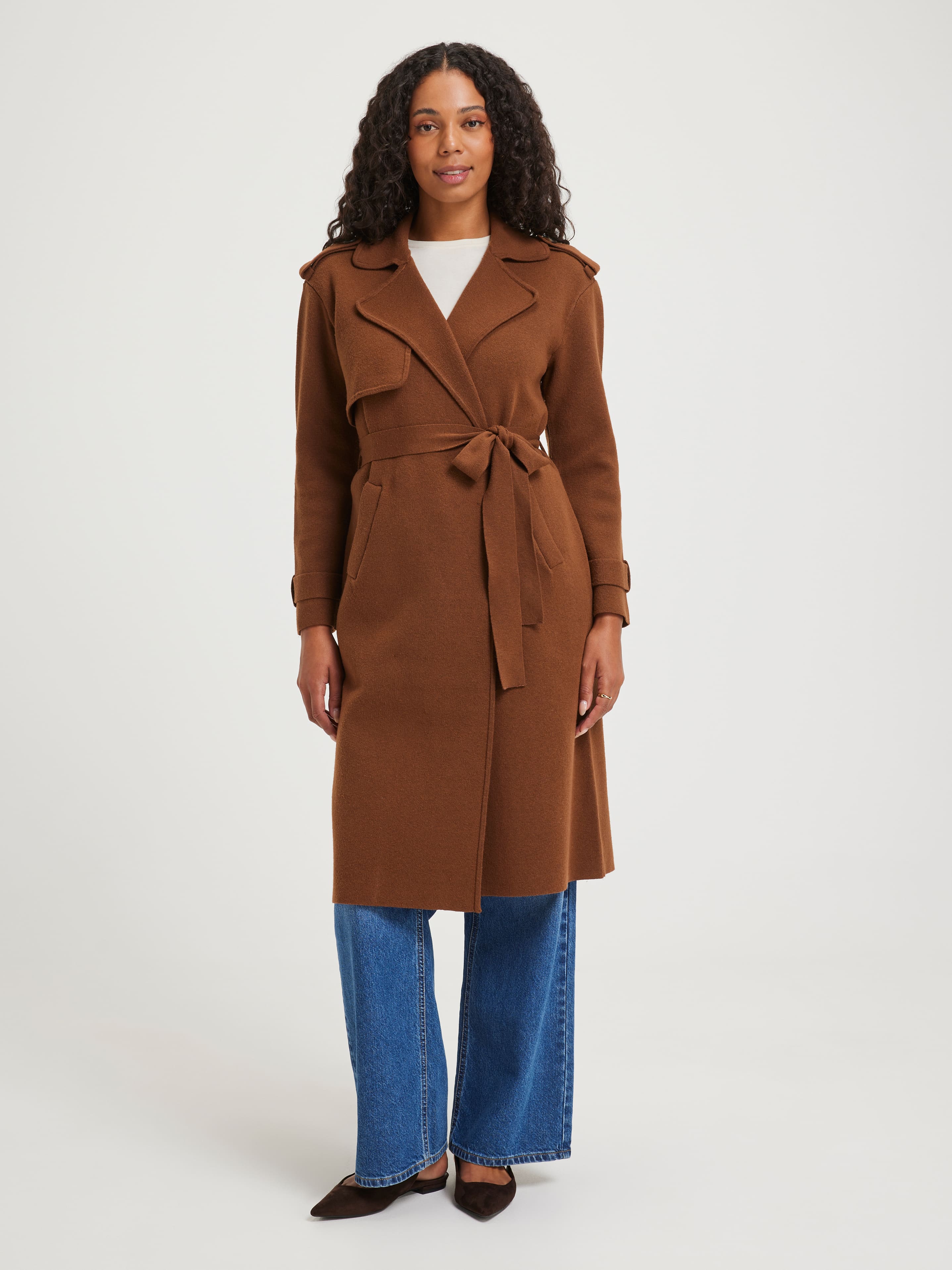 Anneliese Trench Wrap Coatigan