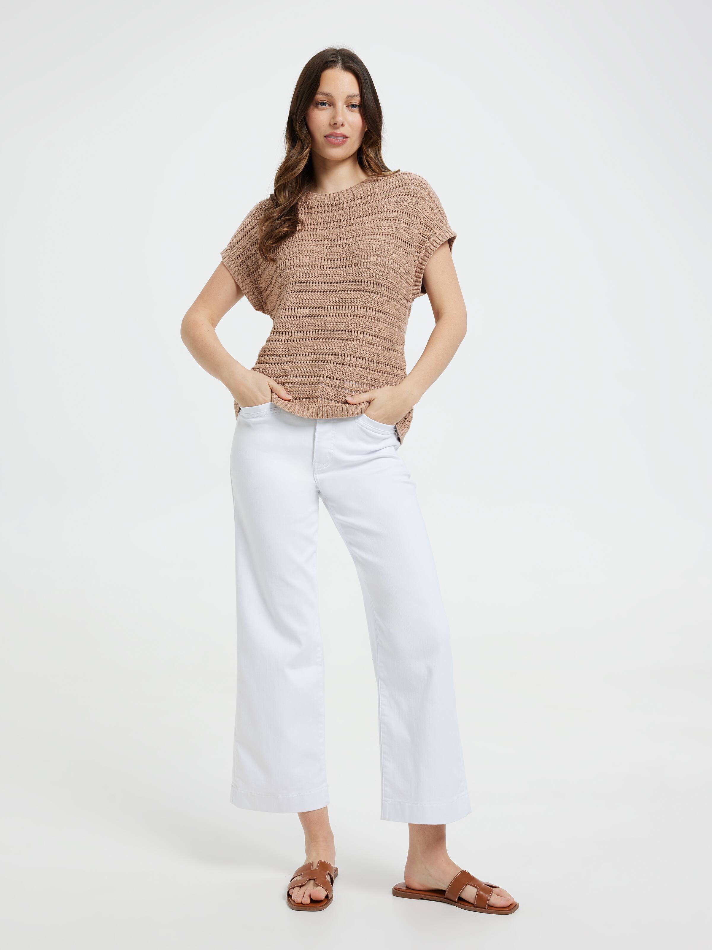 Kendall Extended Slv Knit Top