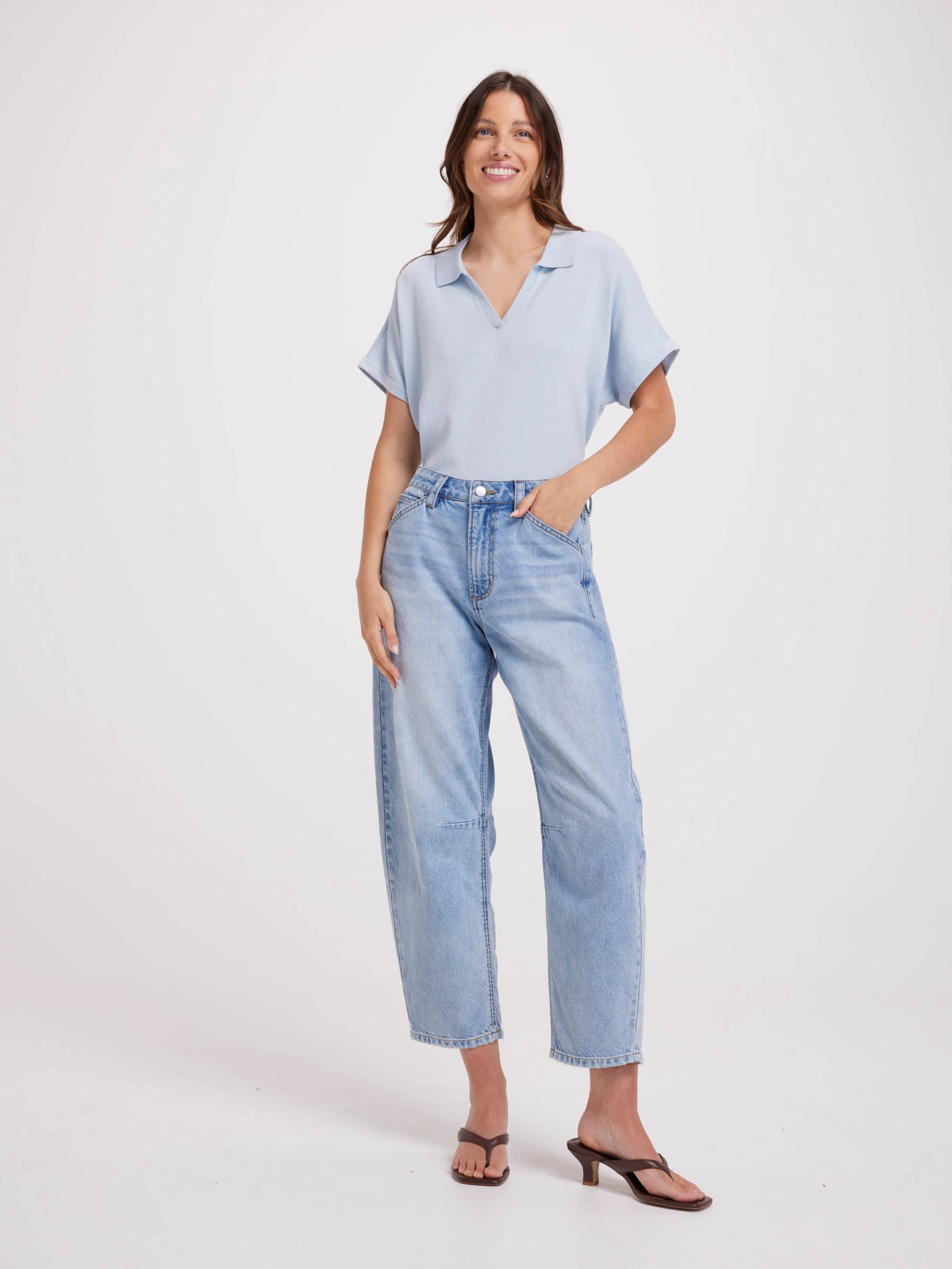 Samantha Extended Sleeve Polo