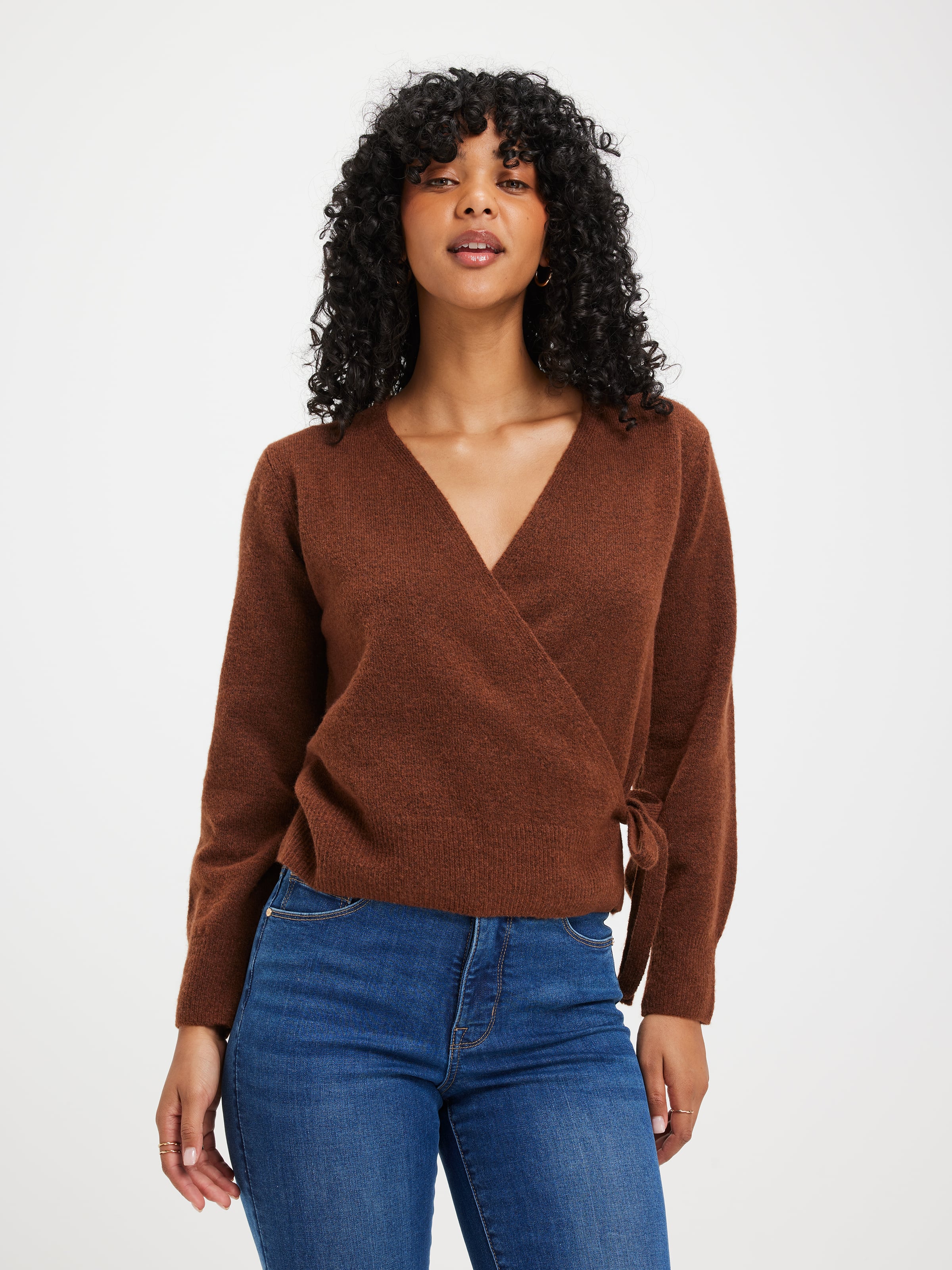 Georgina Wrap Pullover