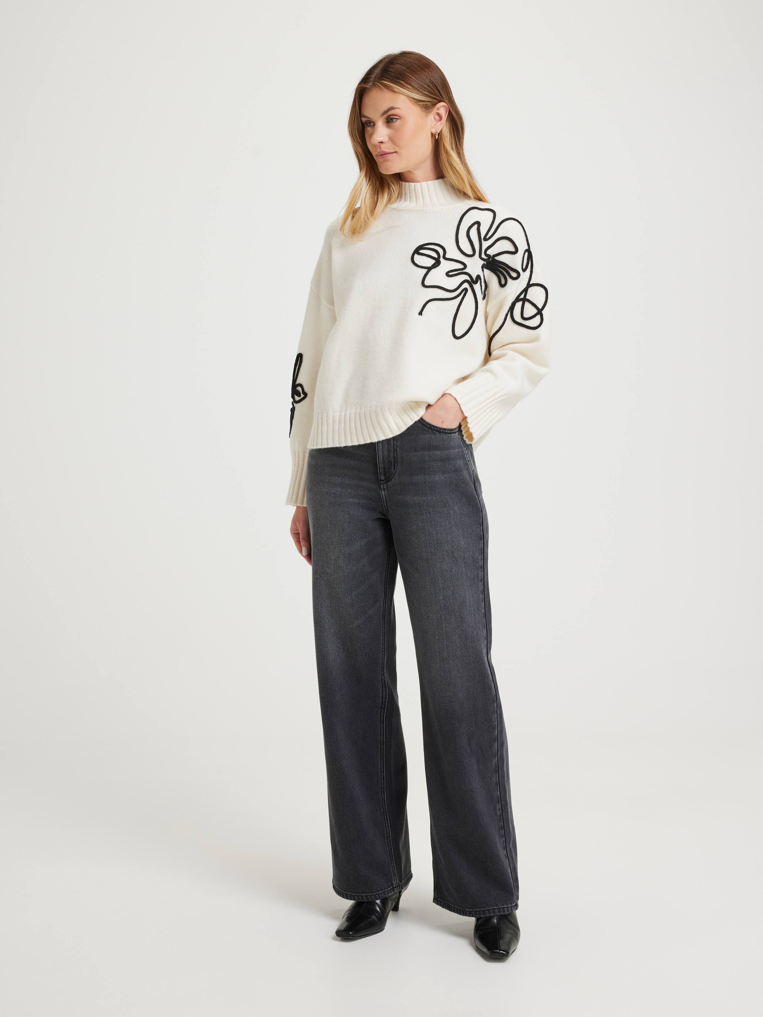 Carrie Mock Neck Pullover