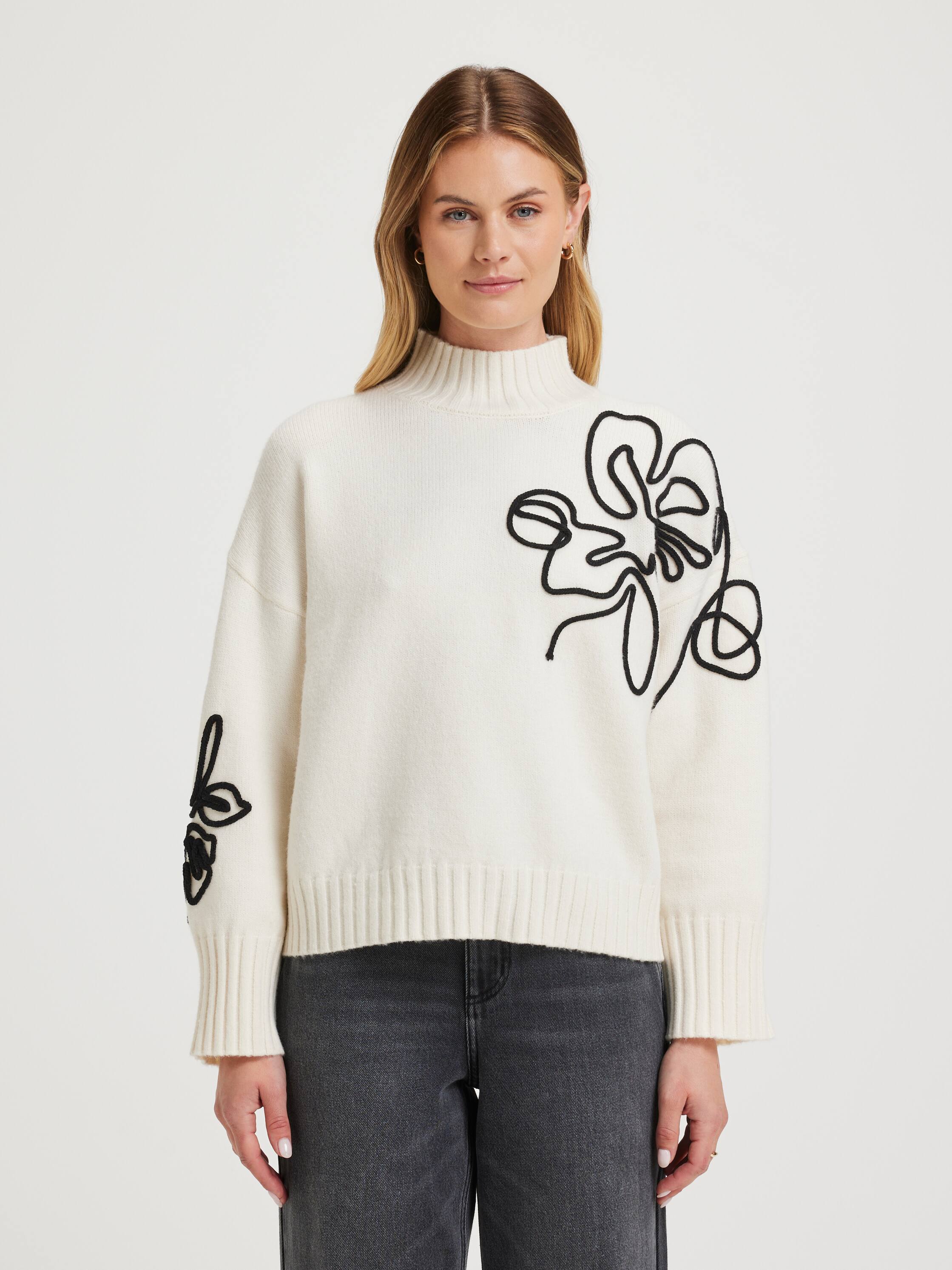 Carrie Mock Neck Pullover