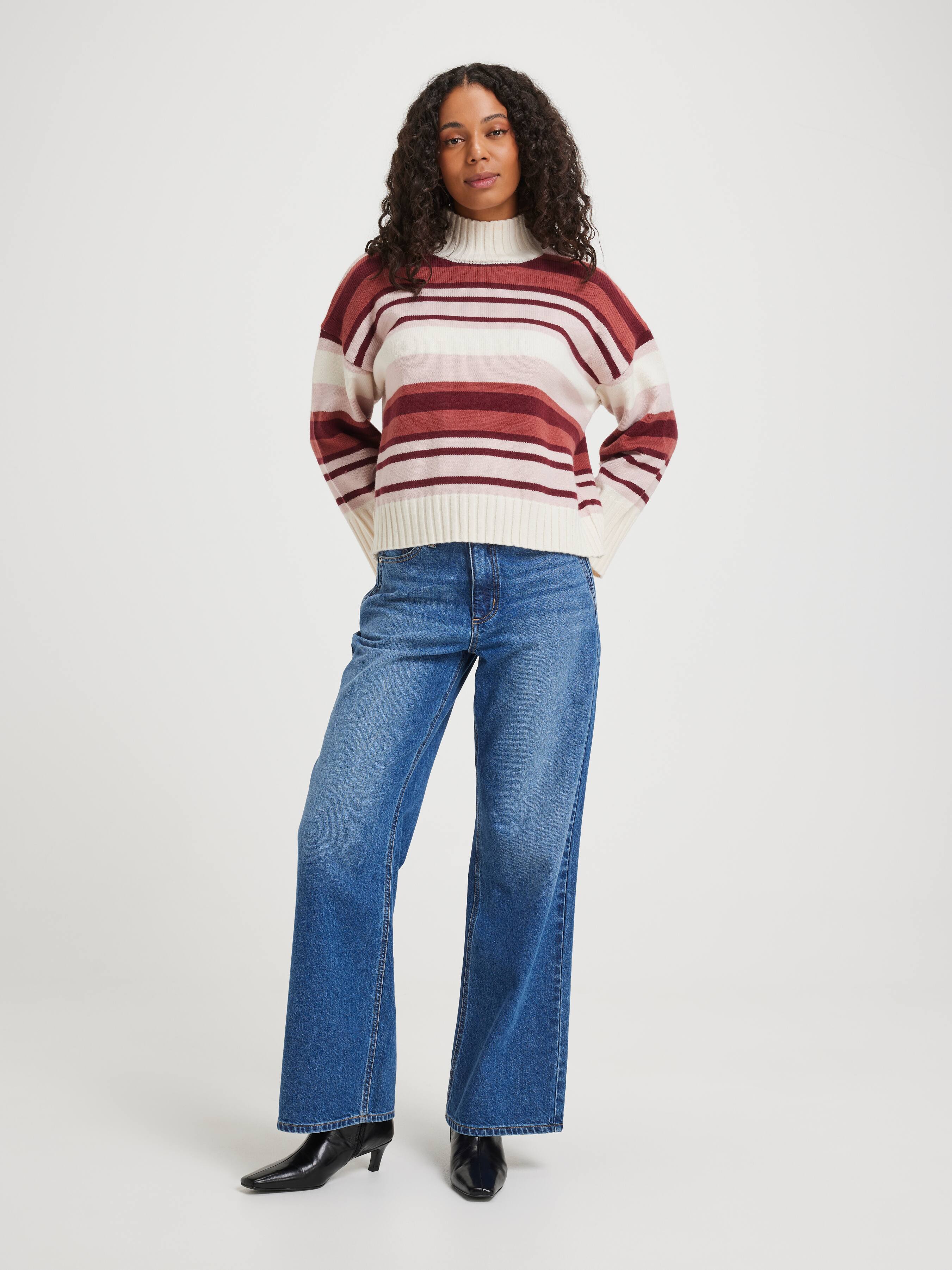 Carrie Mock Neck Pullover