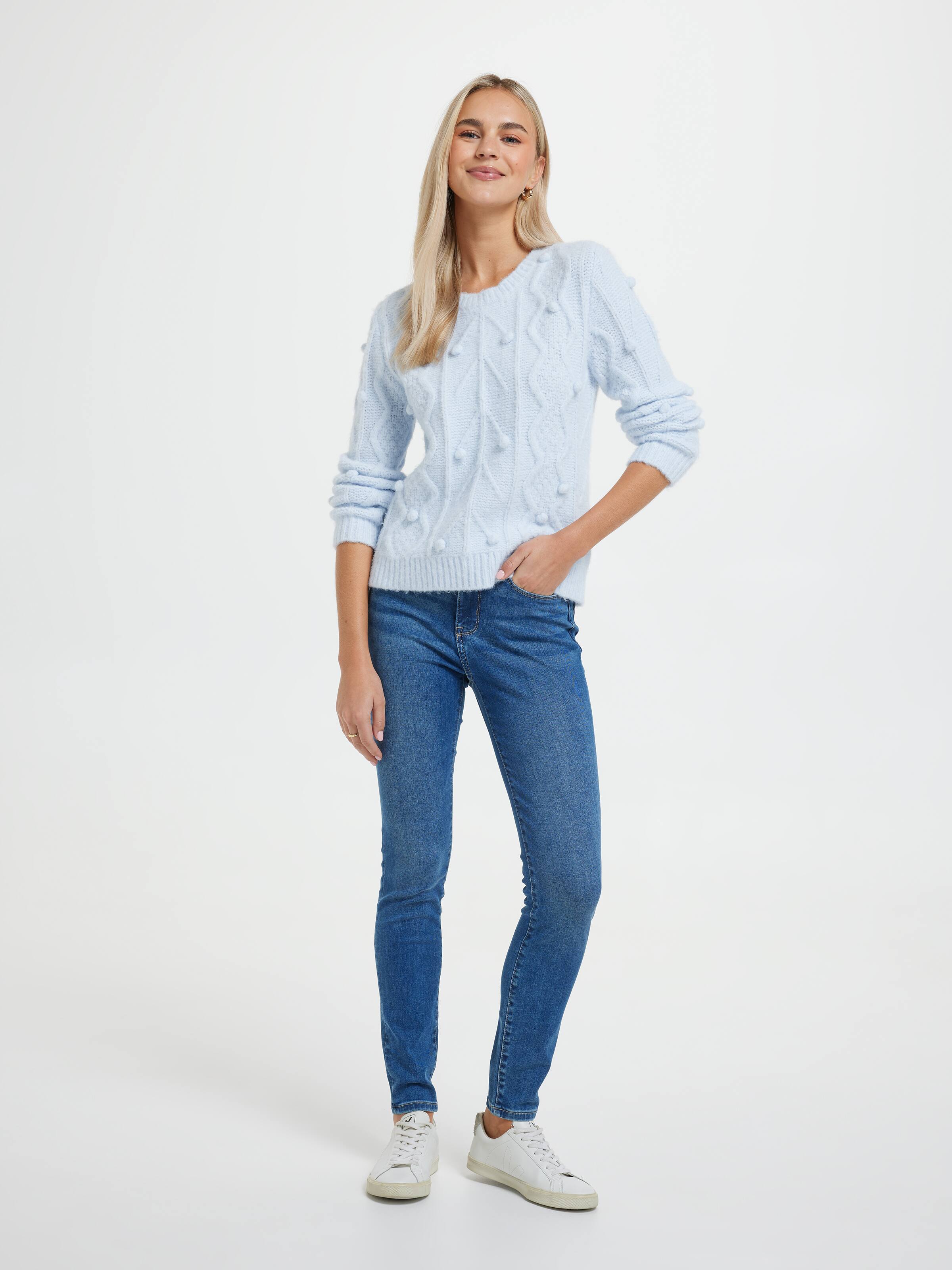 Thea Cable Detail Pullover