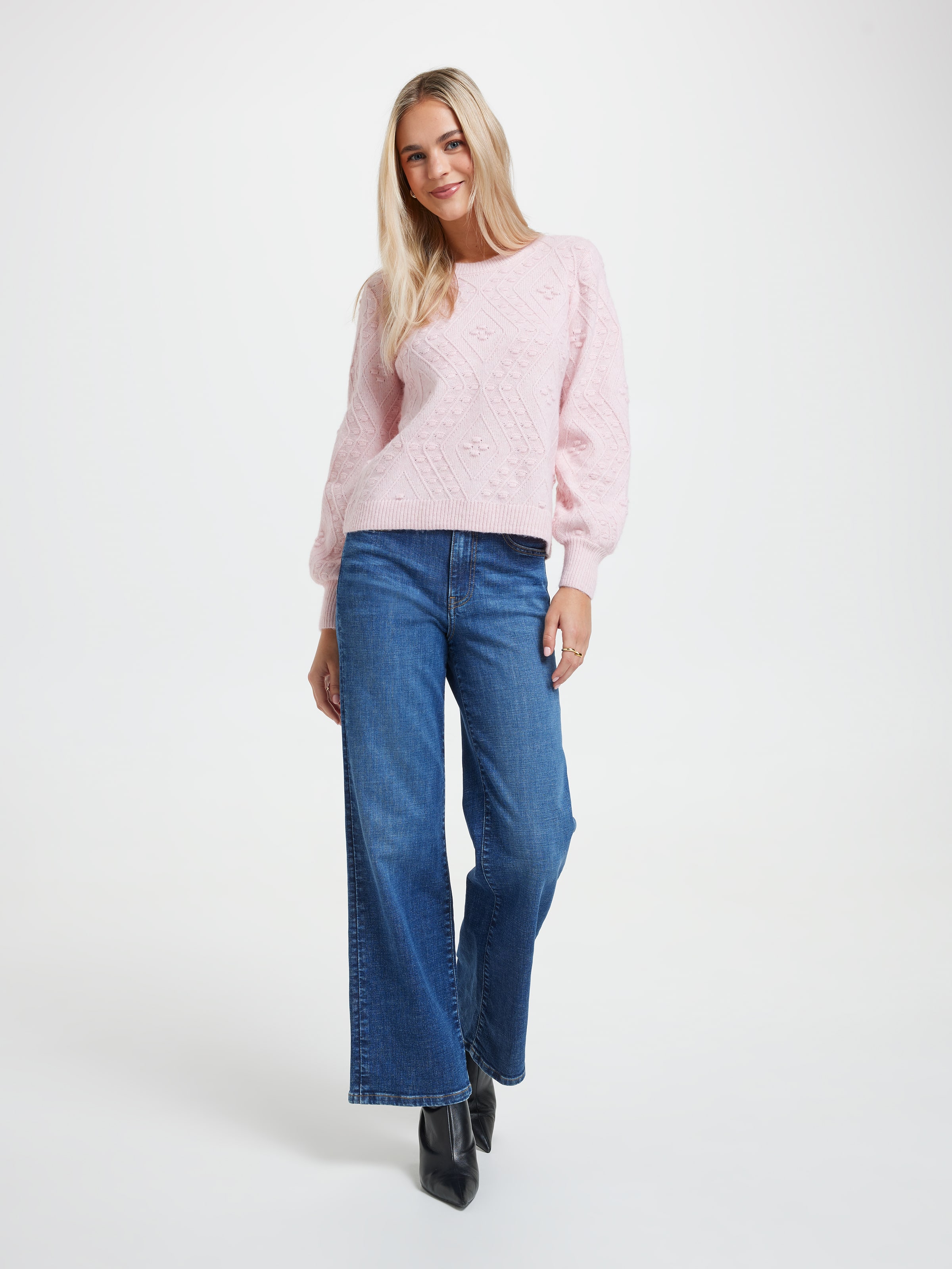 Tia Diamond Detail Pullover