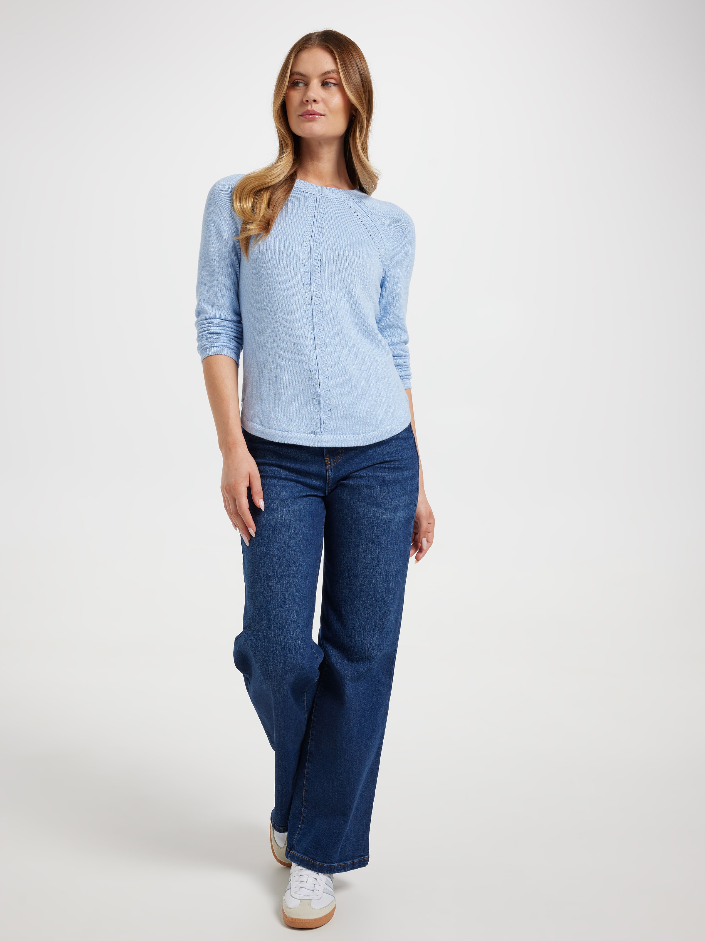 Millie Scoop Raglan Pullover