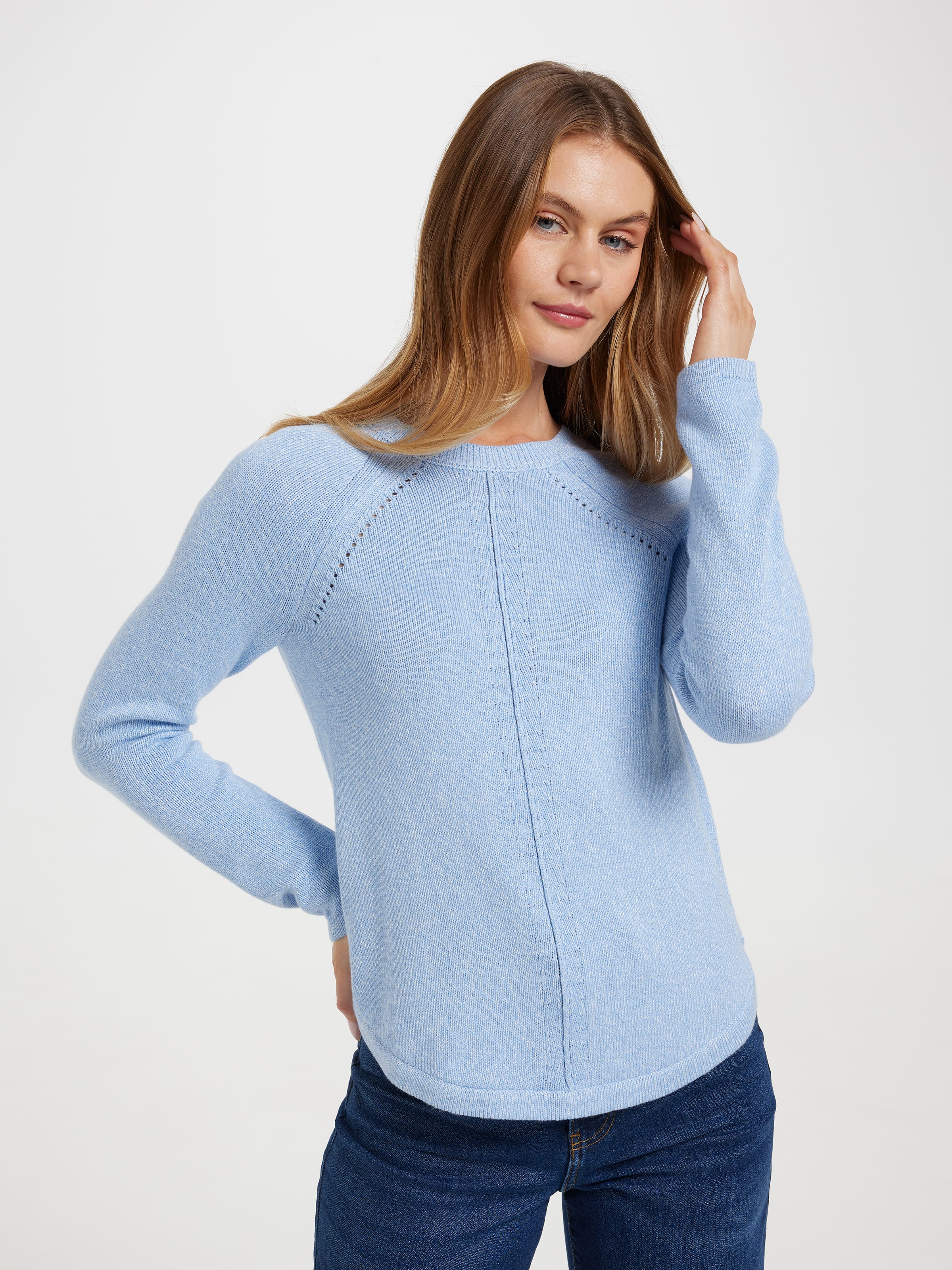 Millie Scoop Raglan Pullover