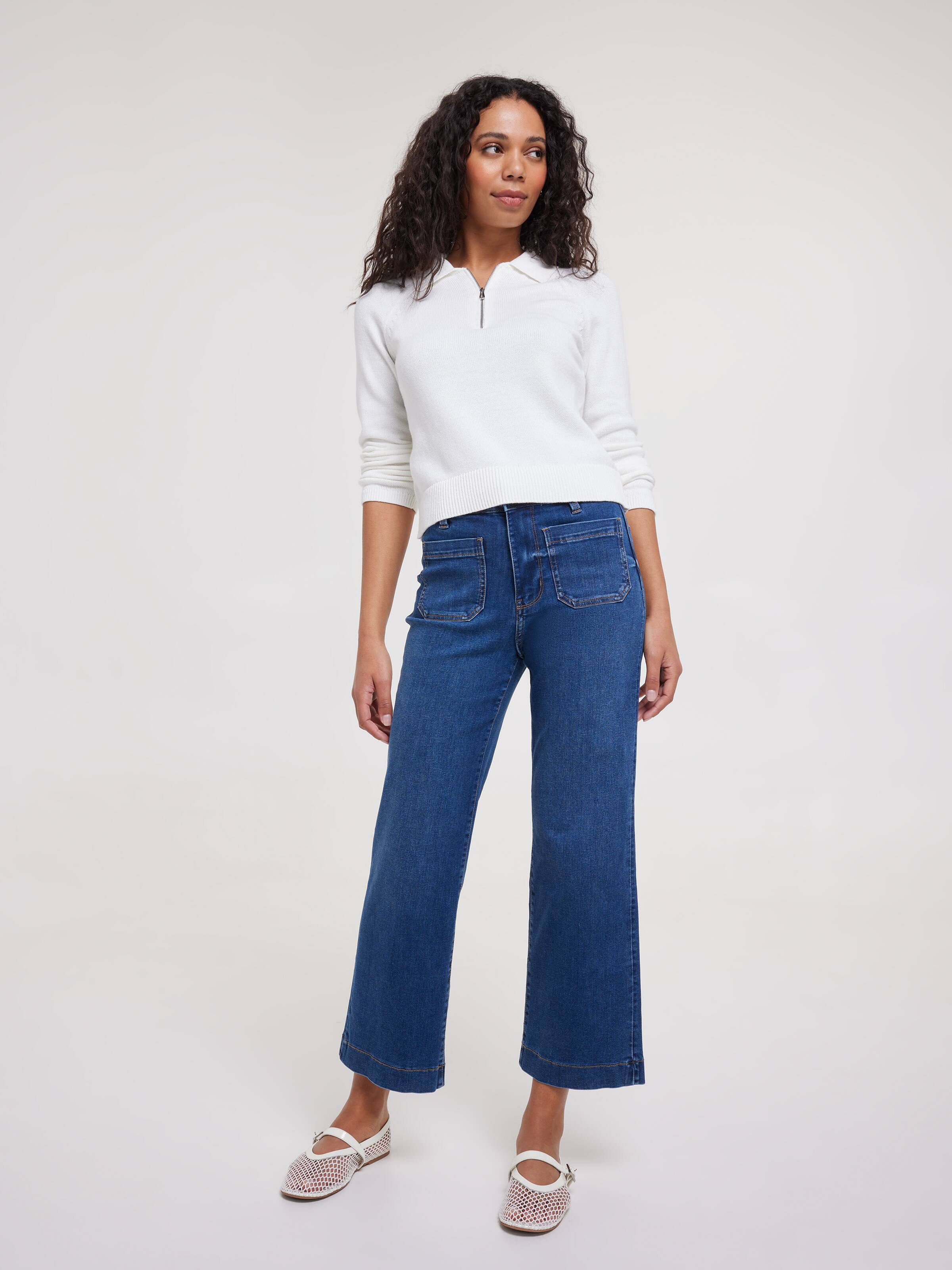 Bronte Zip Neck Pullover