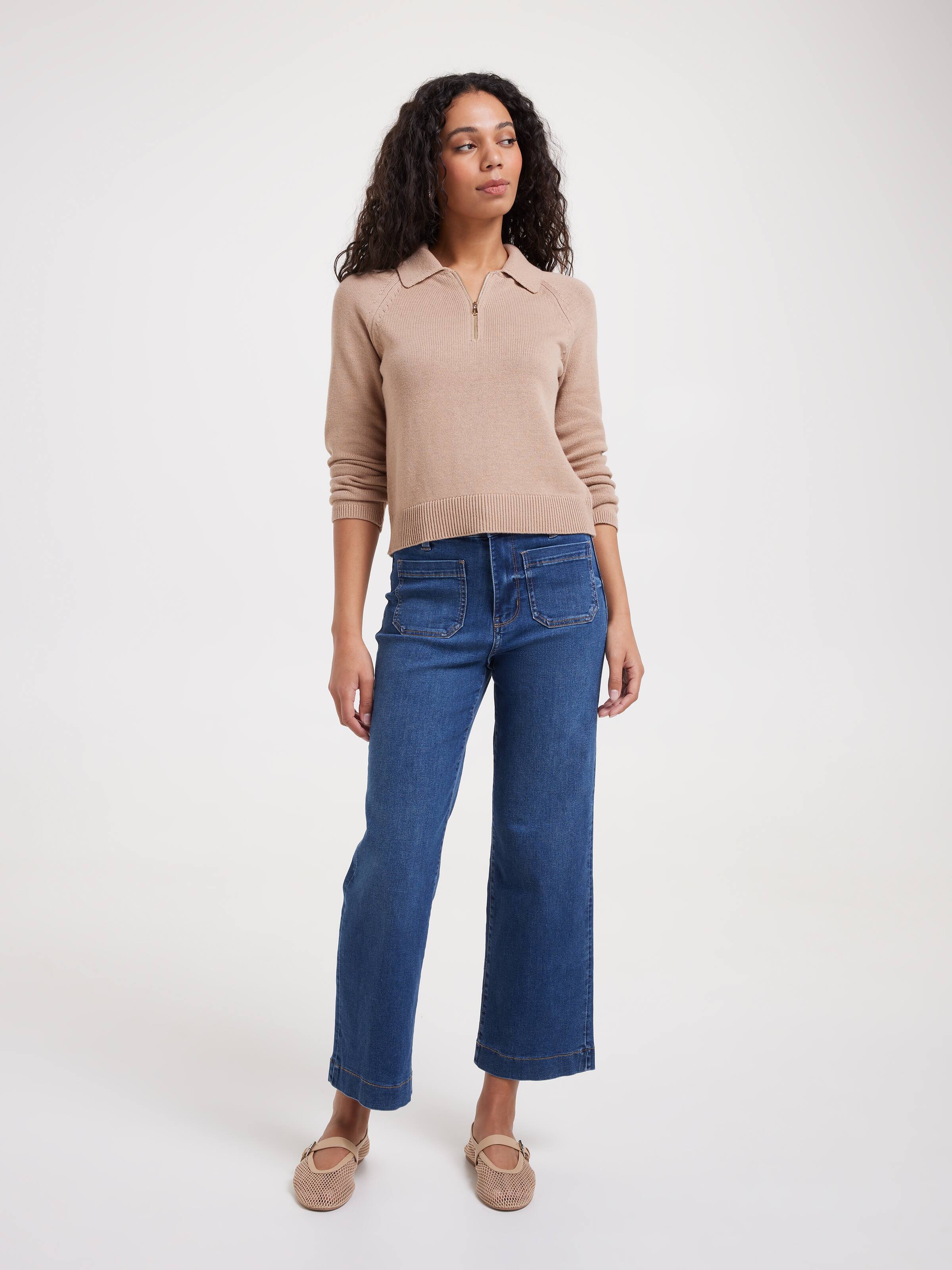 Bronte Zip Neck Pullover