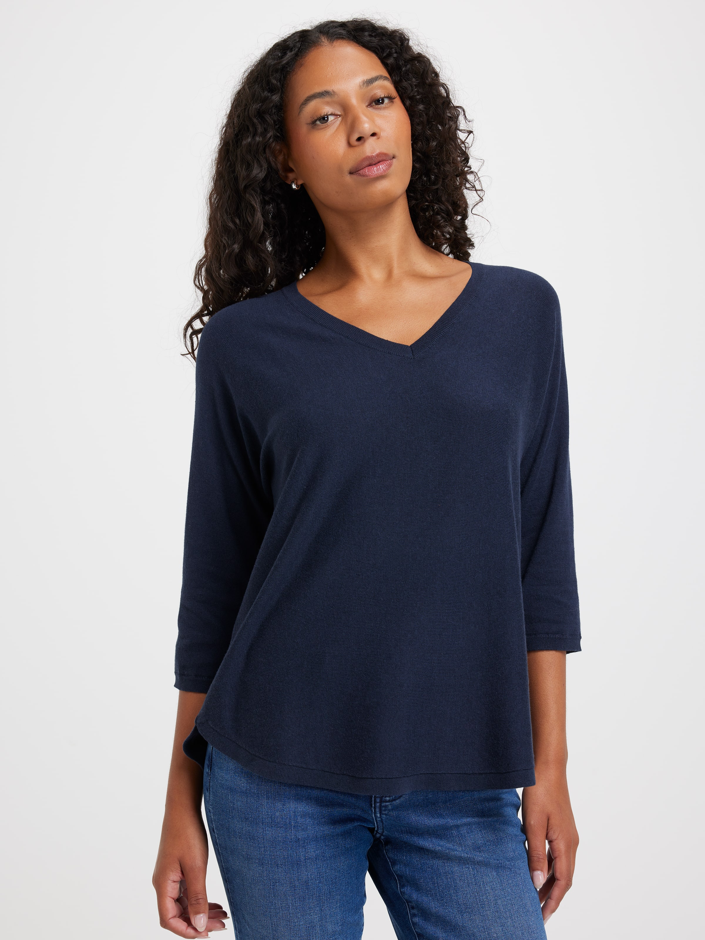 Jacquline 3/4 Sleeve Pullover