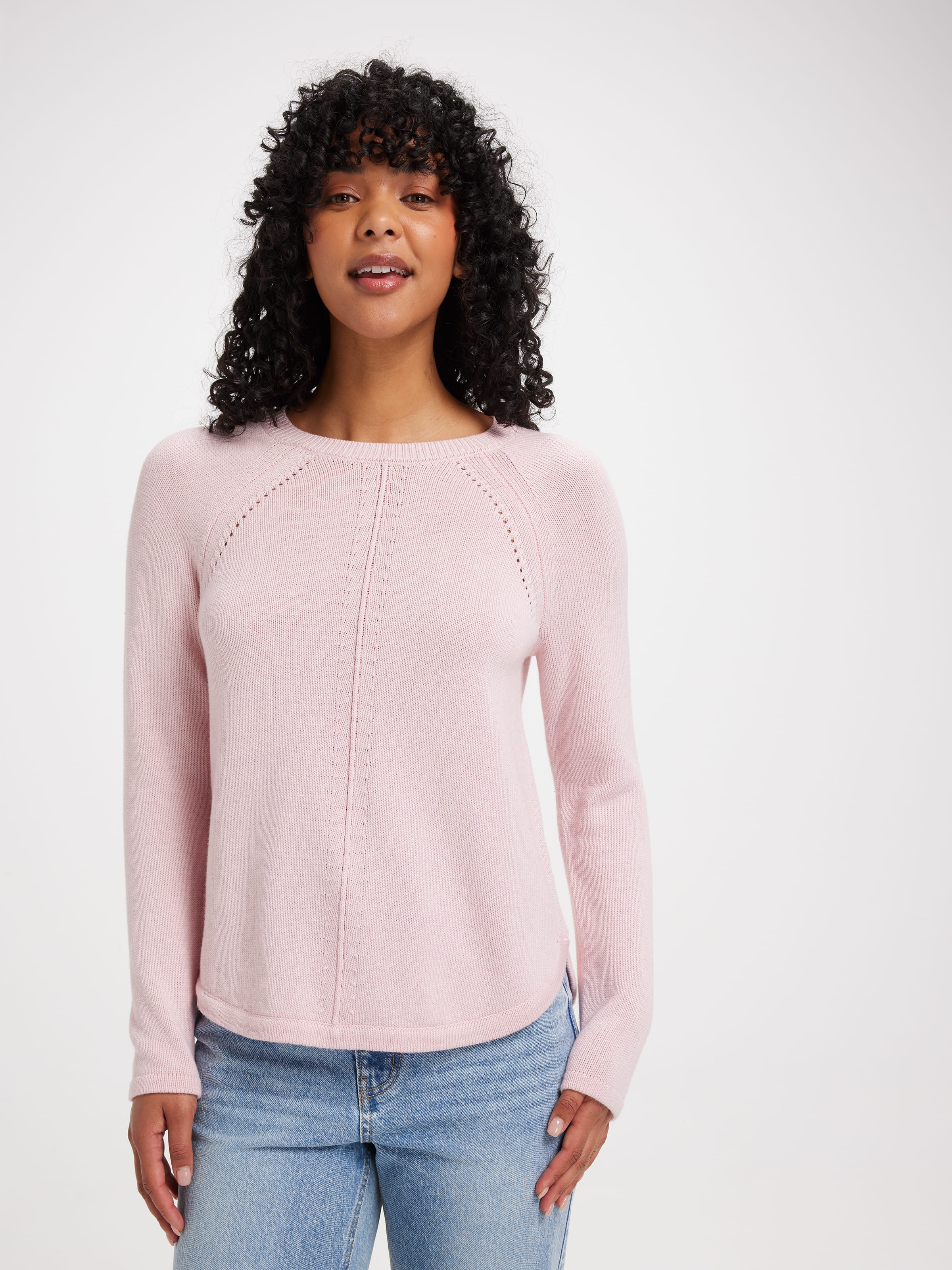 Millie Scoop Hem Pullover