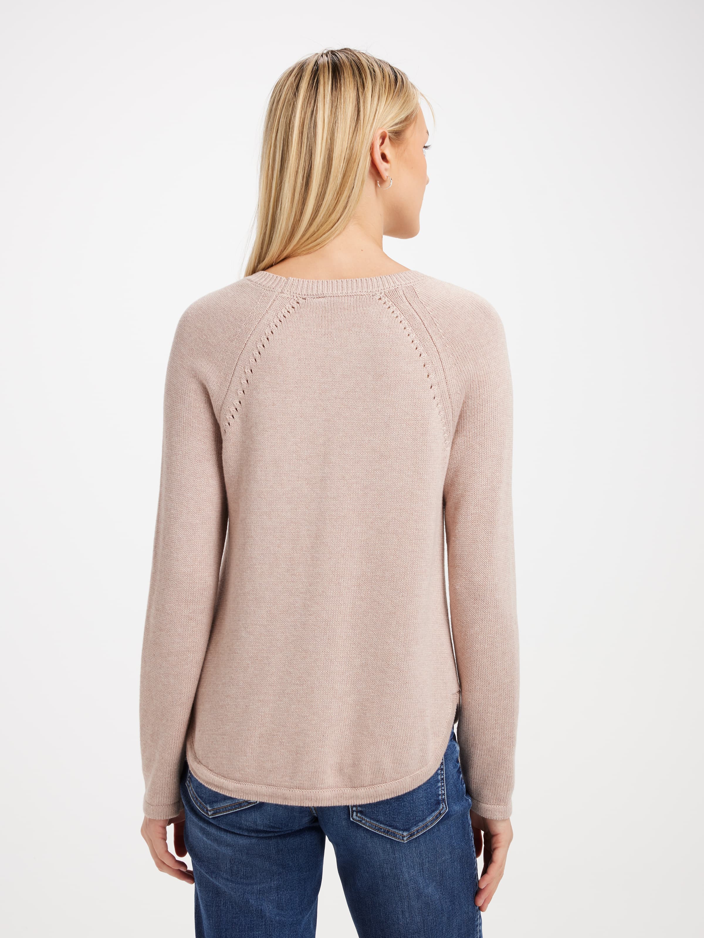Millie Scoop Hem Pullover