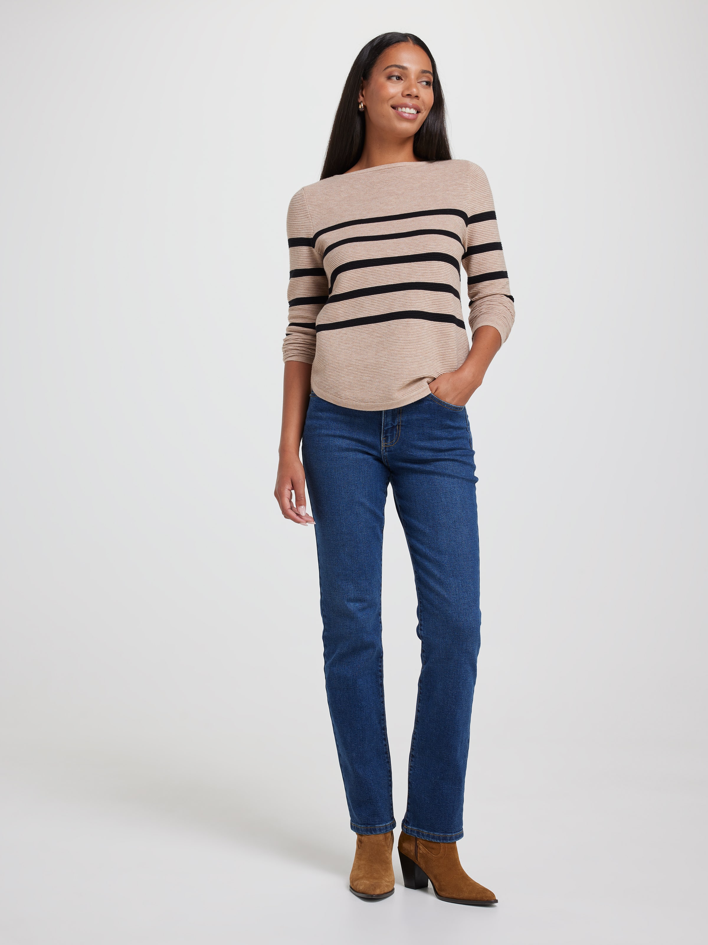 Millie Ottoman Scoop Pullover