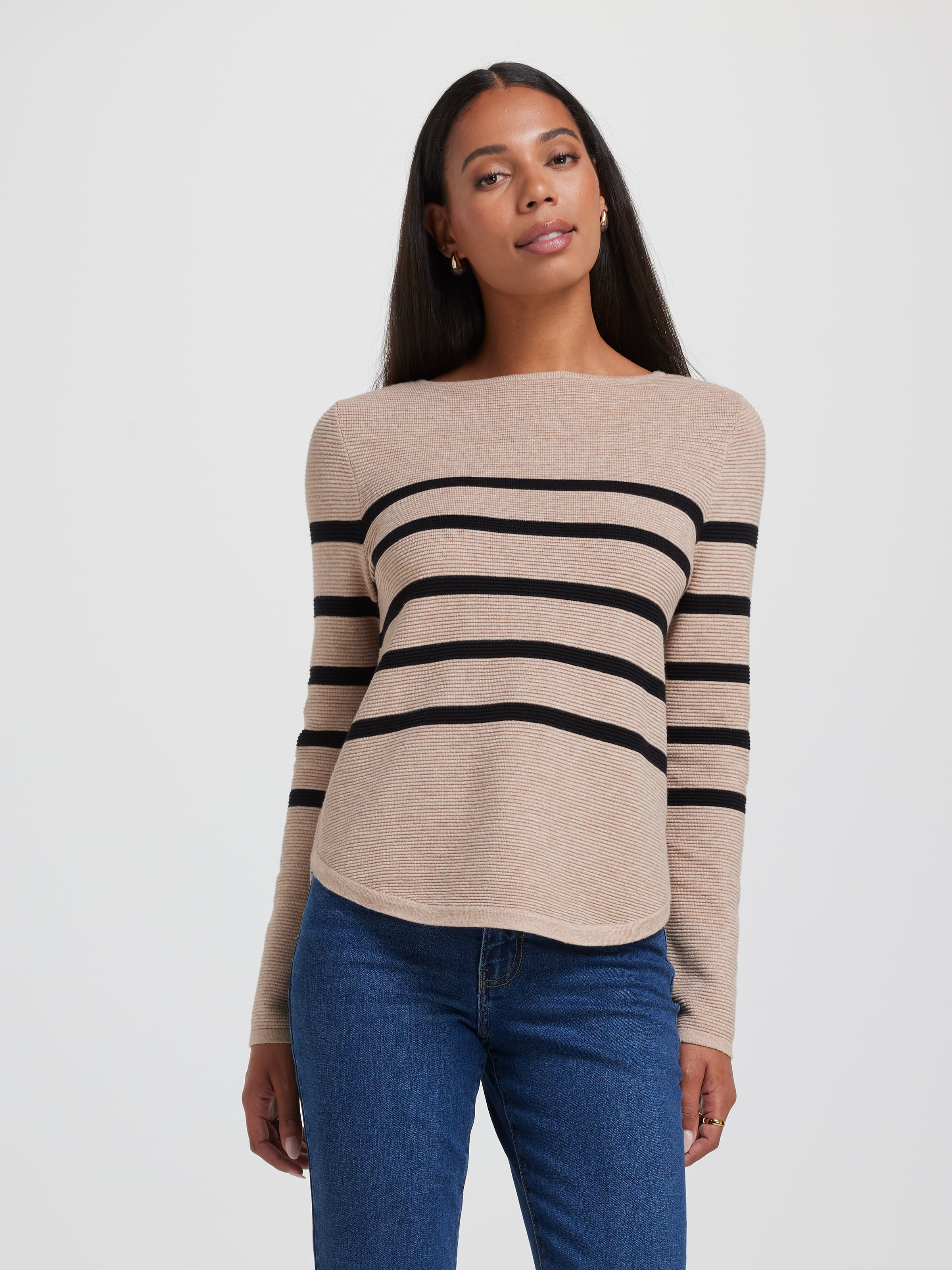 Millie Ottoman Scoop Pullover