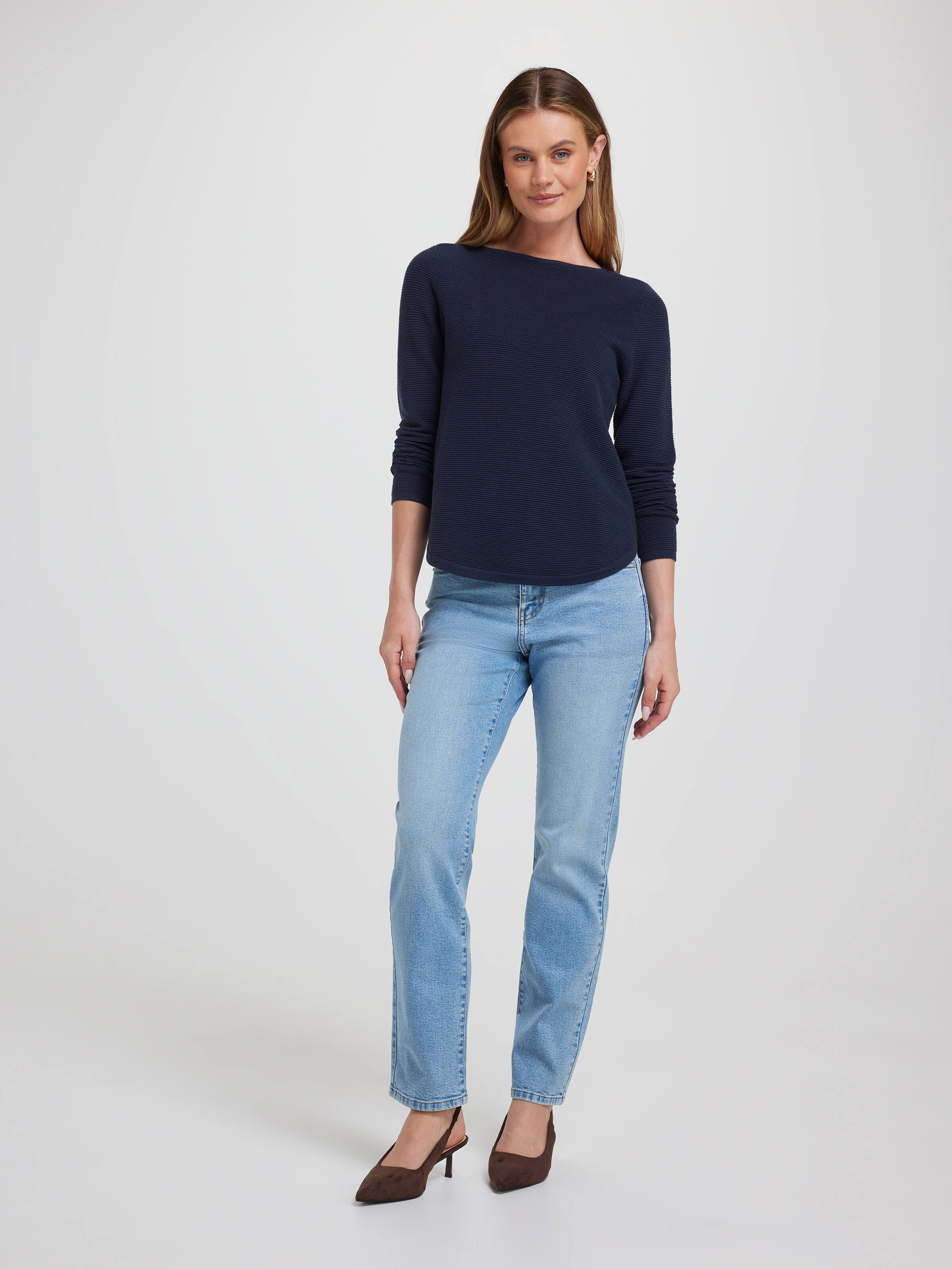 Millie Ottoman Scoop Pullover