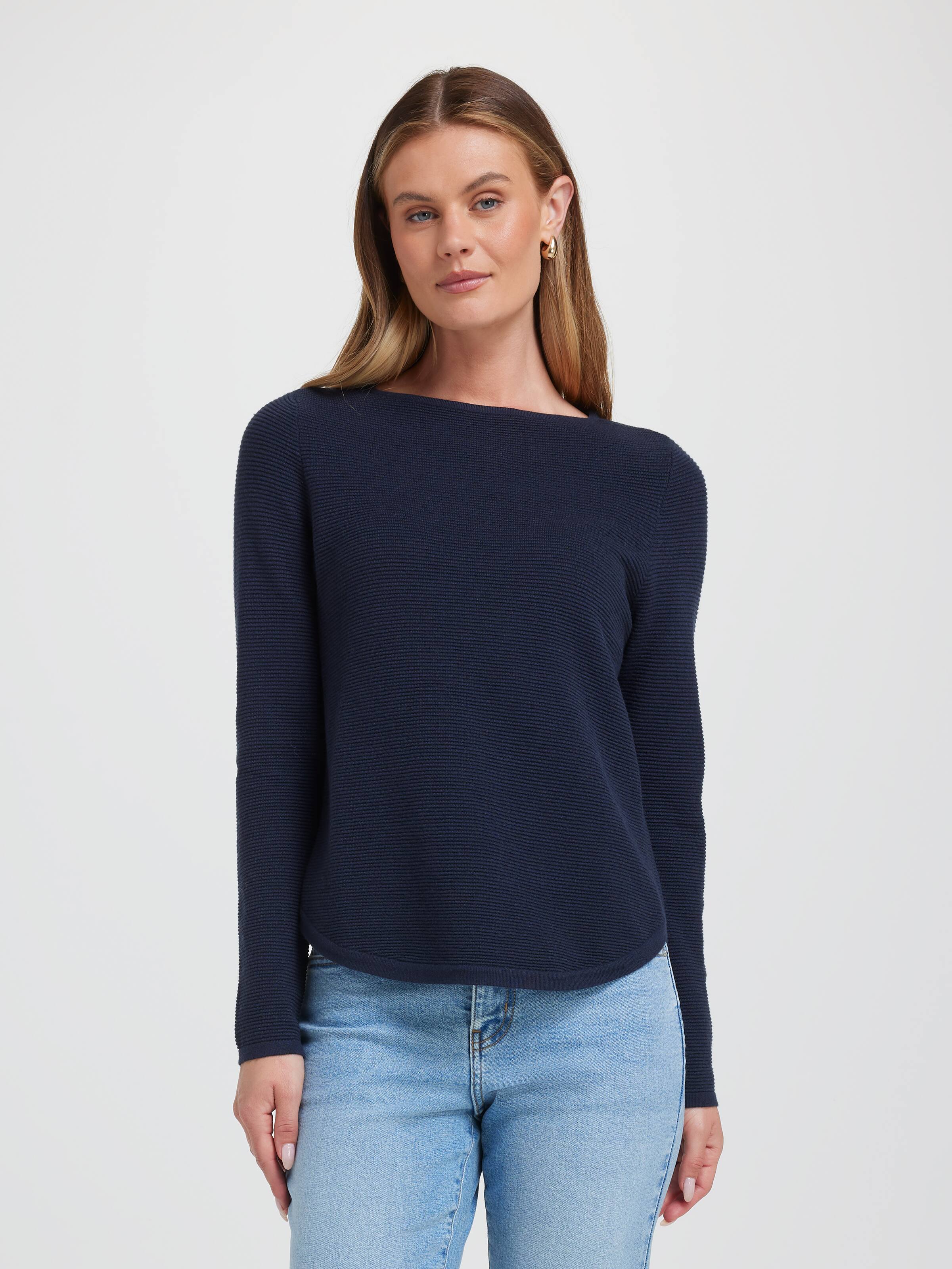 Millie Ottoman Scoop Pullover