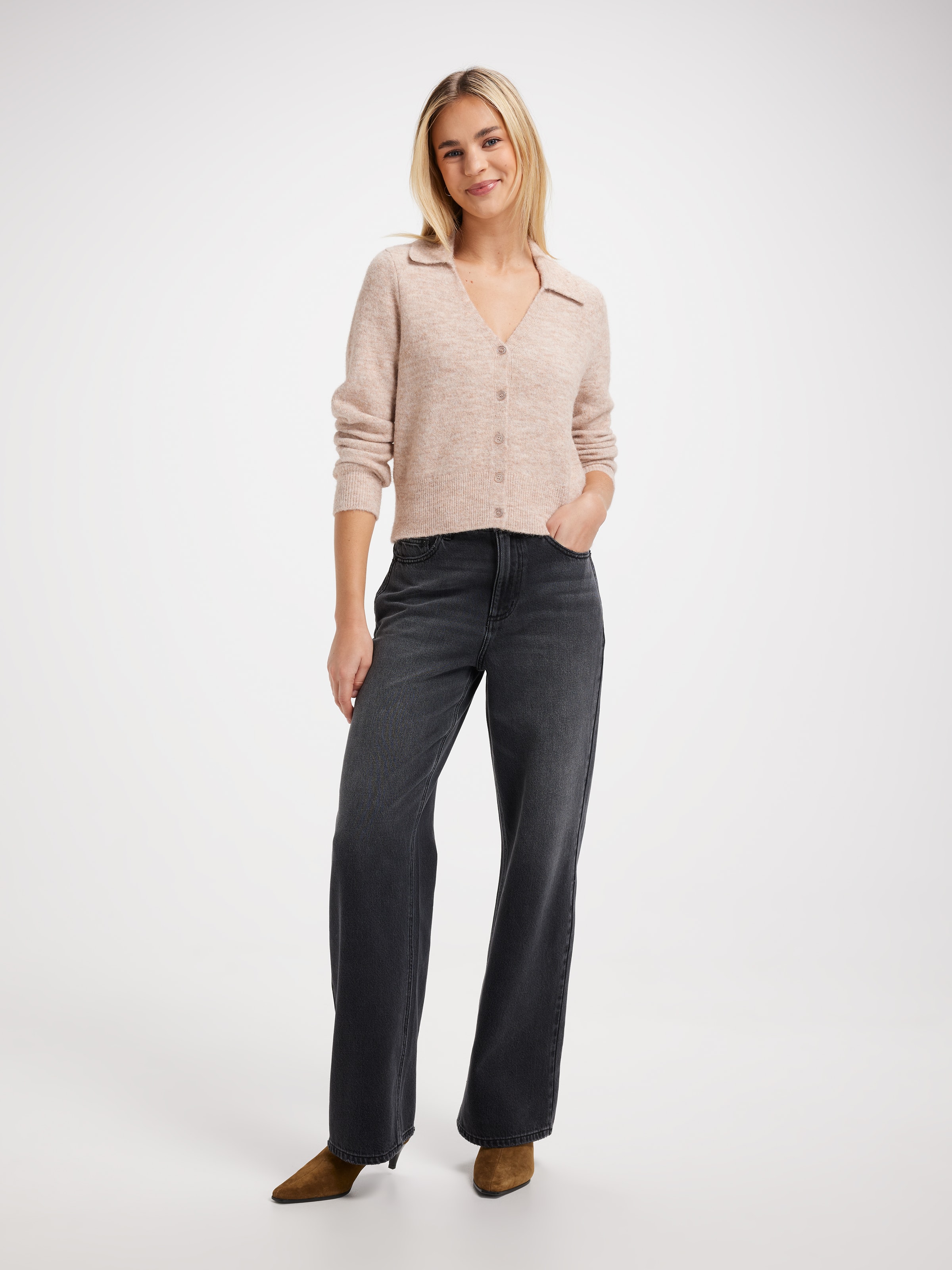 Charlotte Collared Cardi