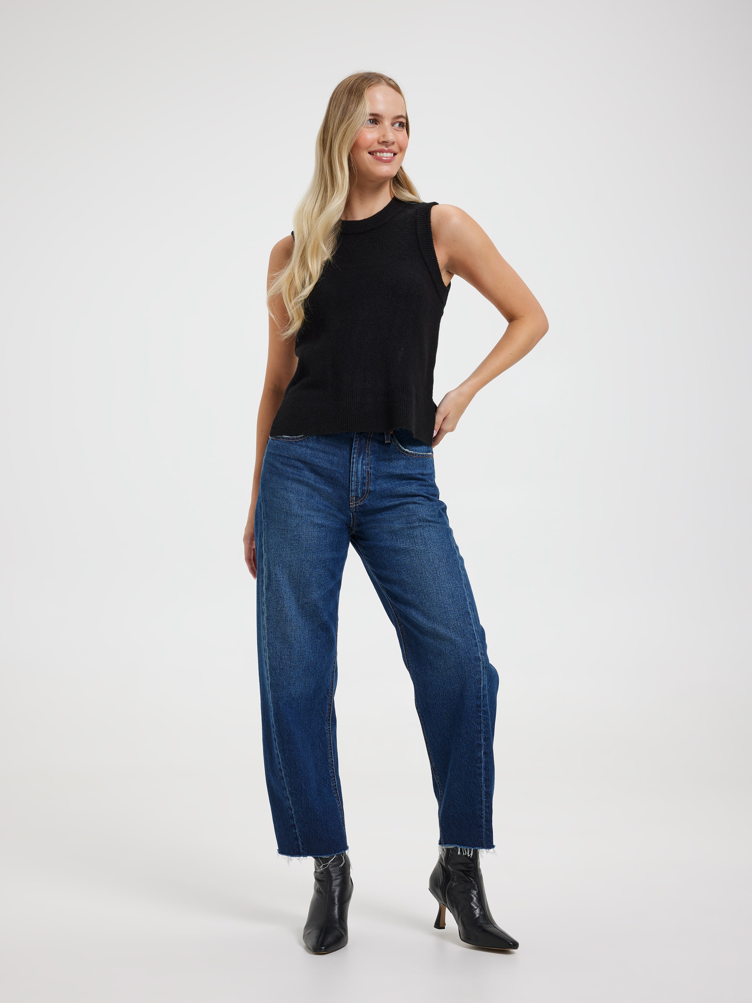 Madelyn Luxe Crew Neck Vest