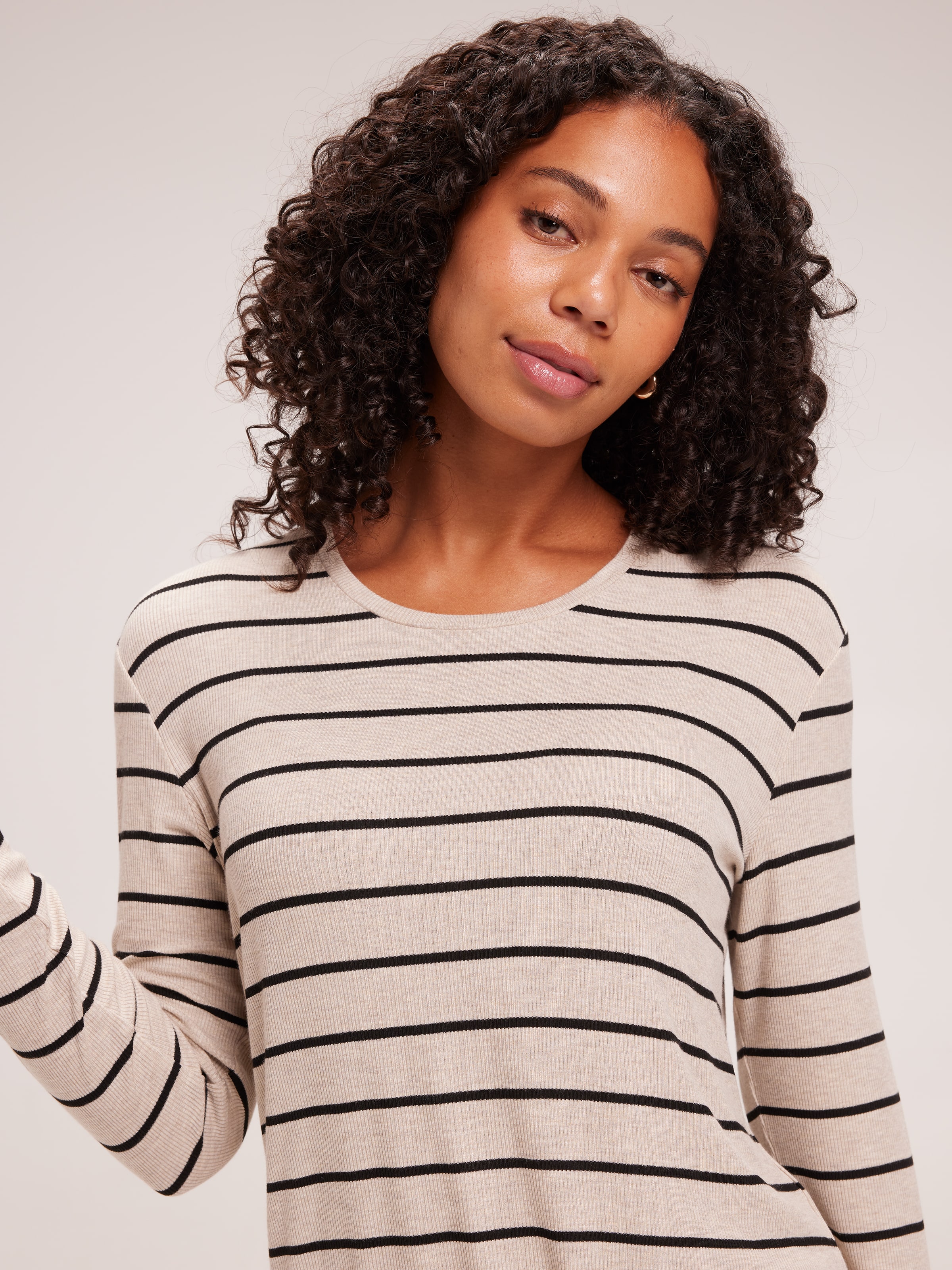 Striped long sleeve on sale t shirt women's