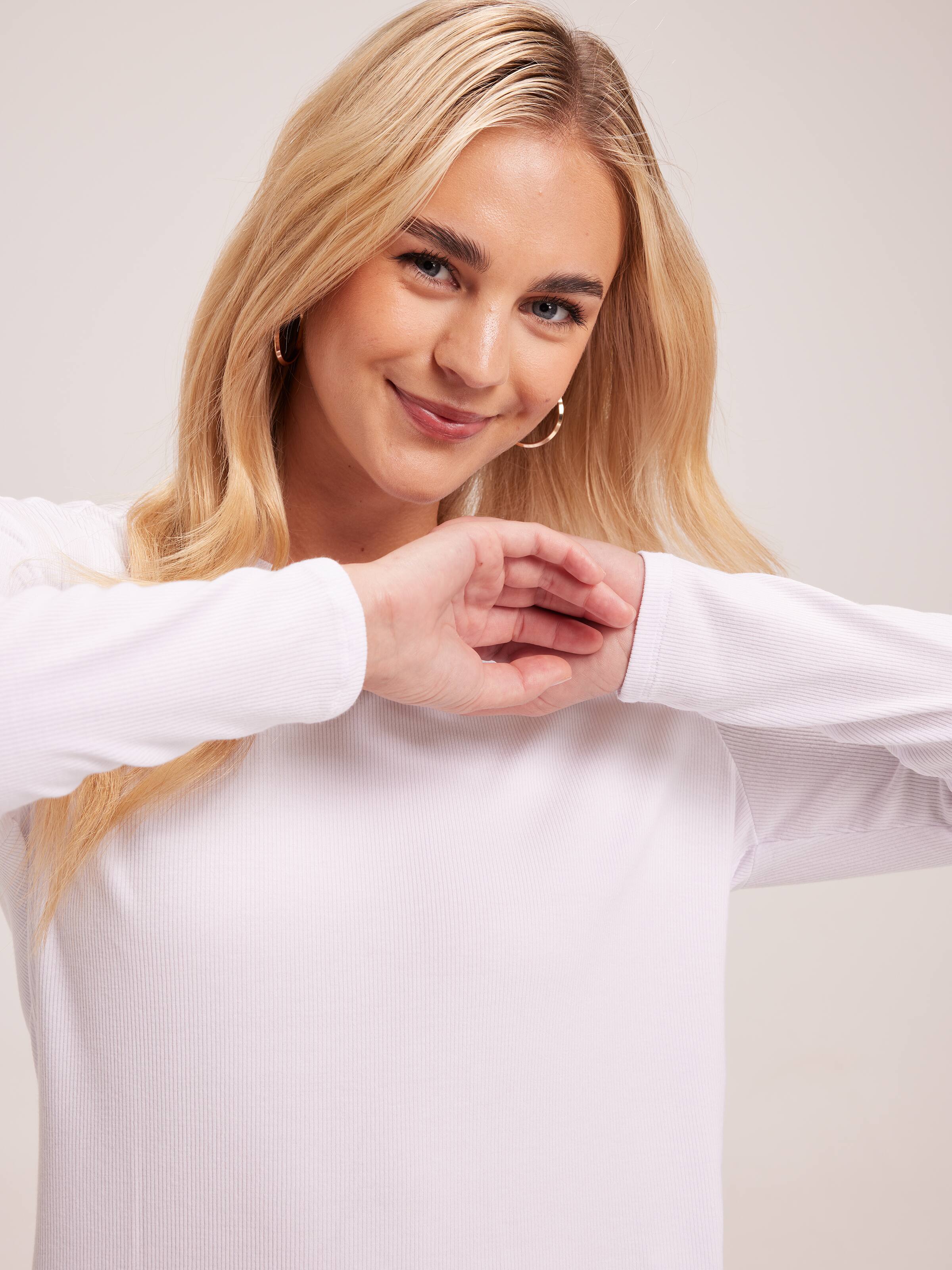 Luxe Rib Scoop Top