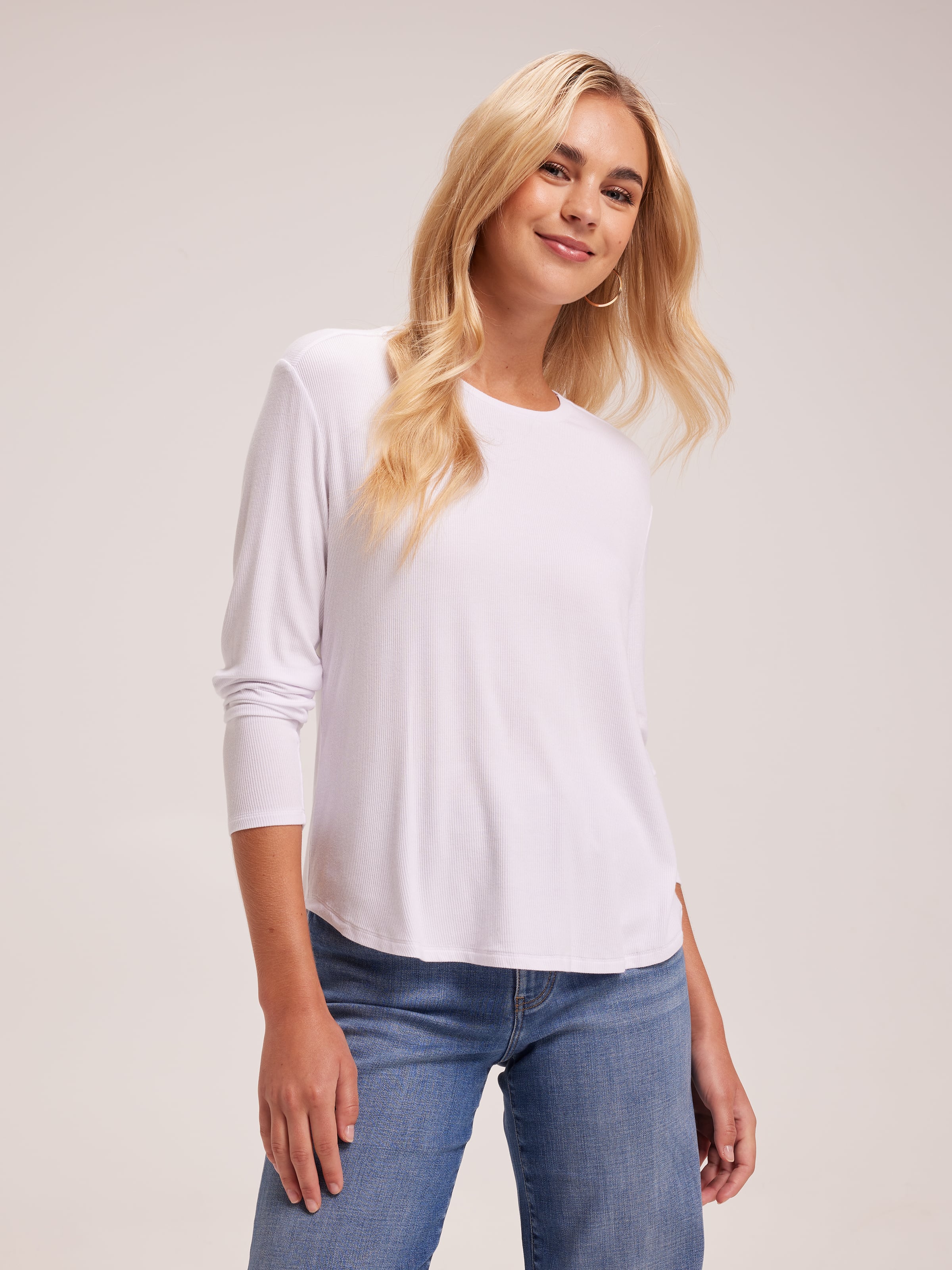 Luxe Rib Scoop Top