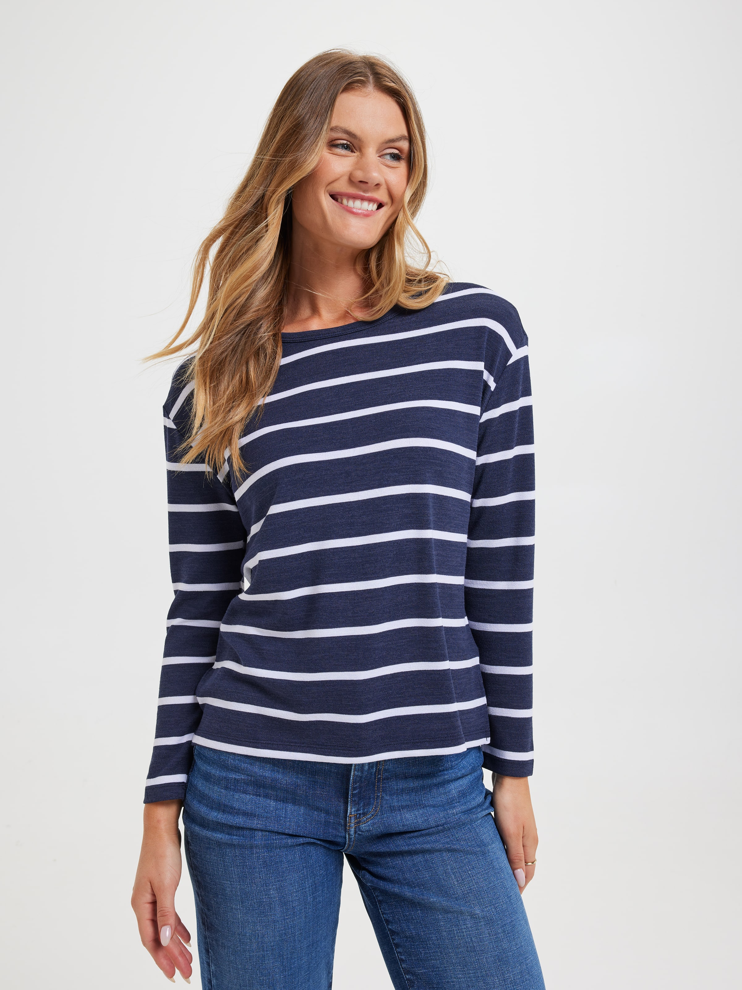 Rori Long Sleeve Stripe Tee