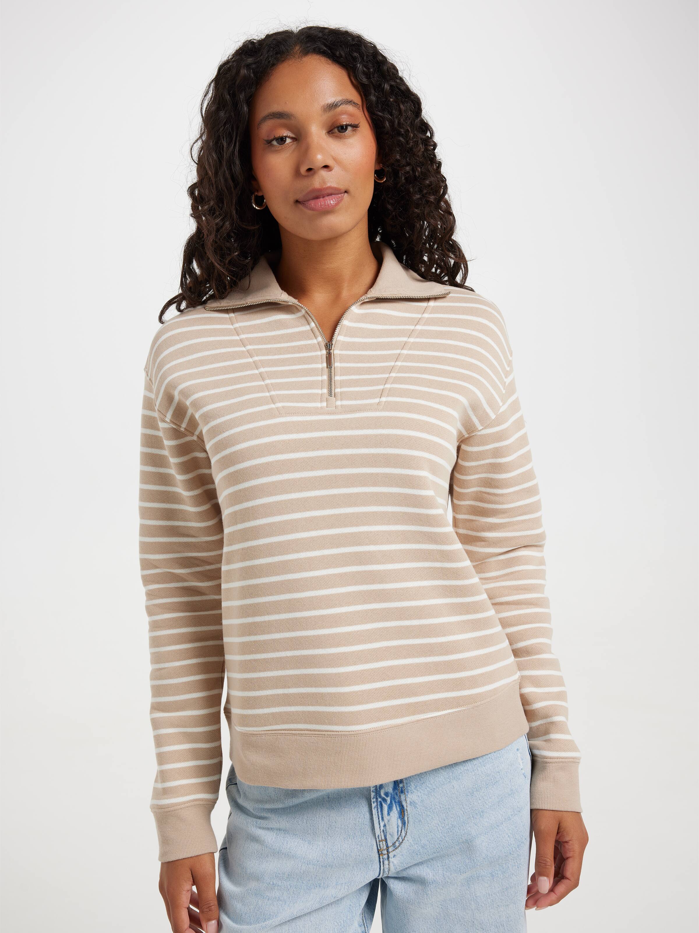 Zoey Half Zip Sweat