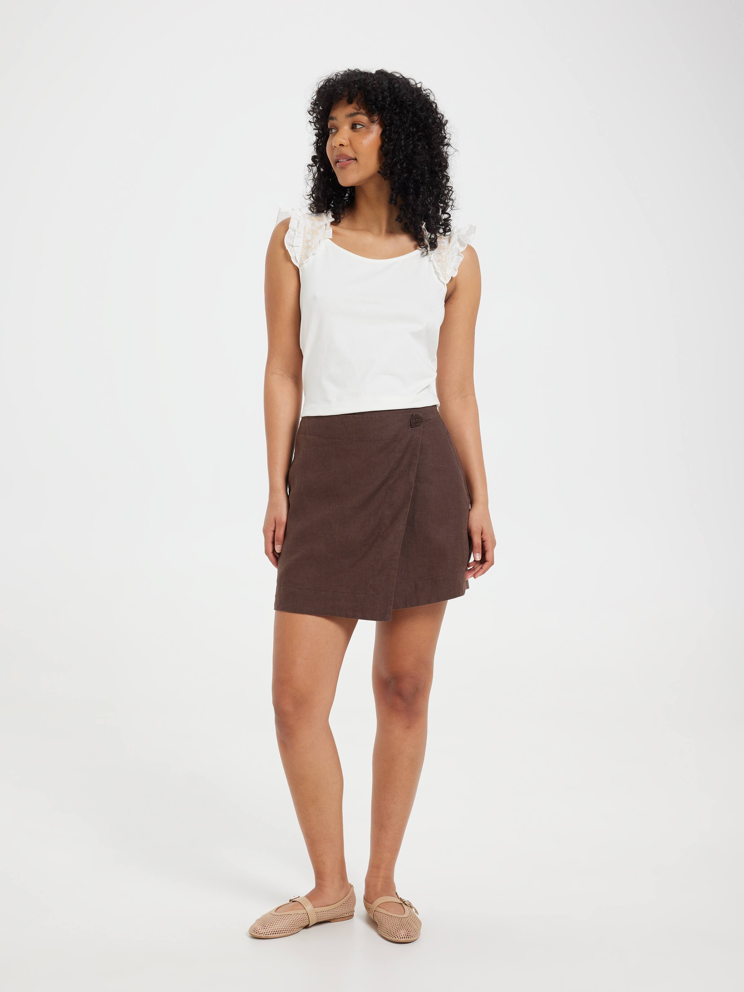 Zuri Flutter Sleeve Top