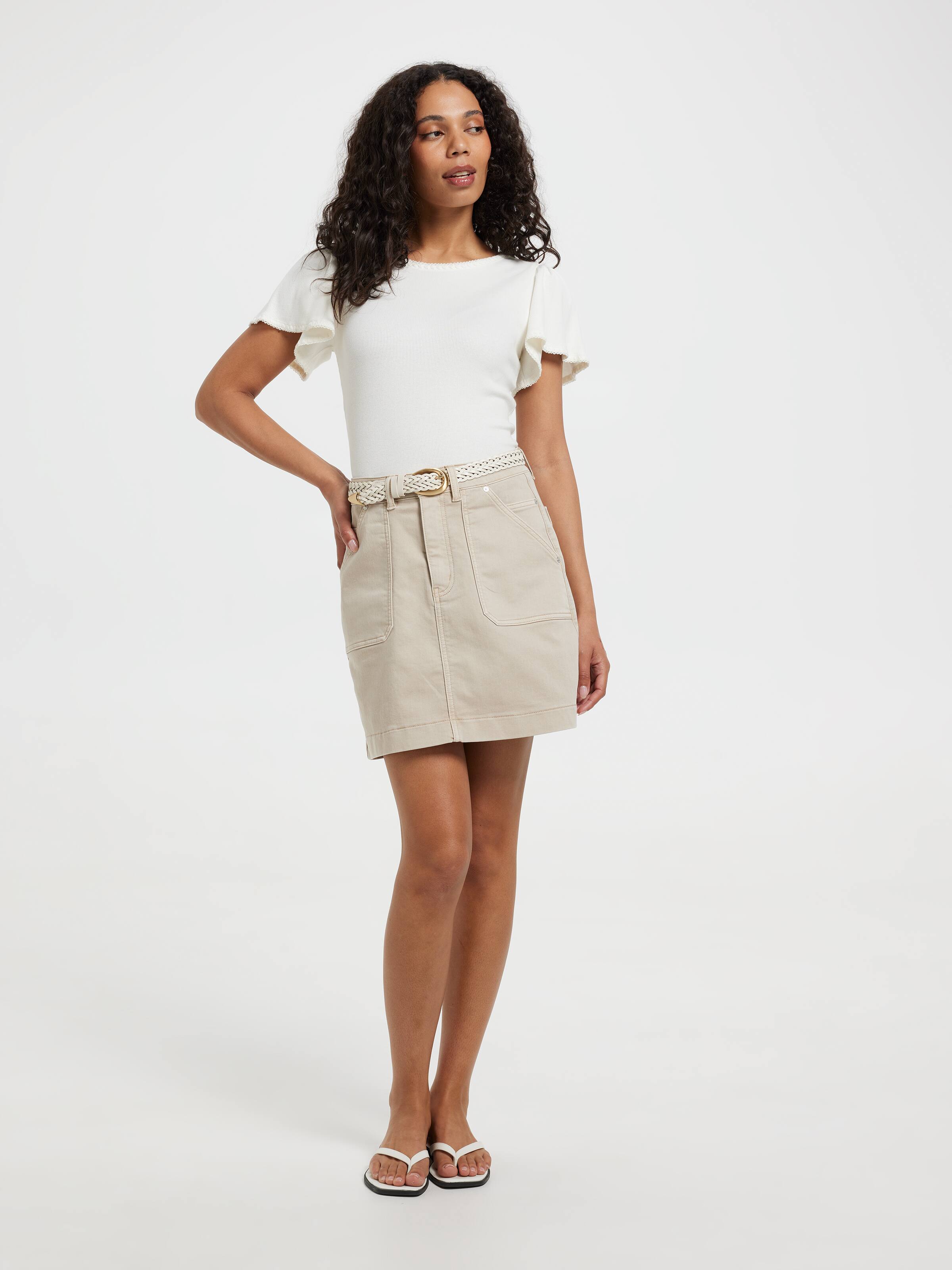 Amiri Flutter Sleeve Top