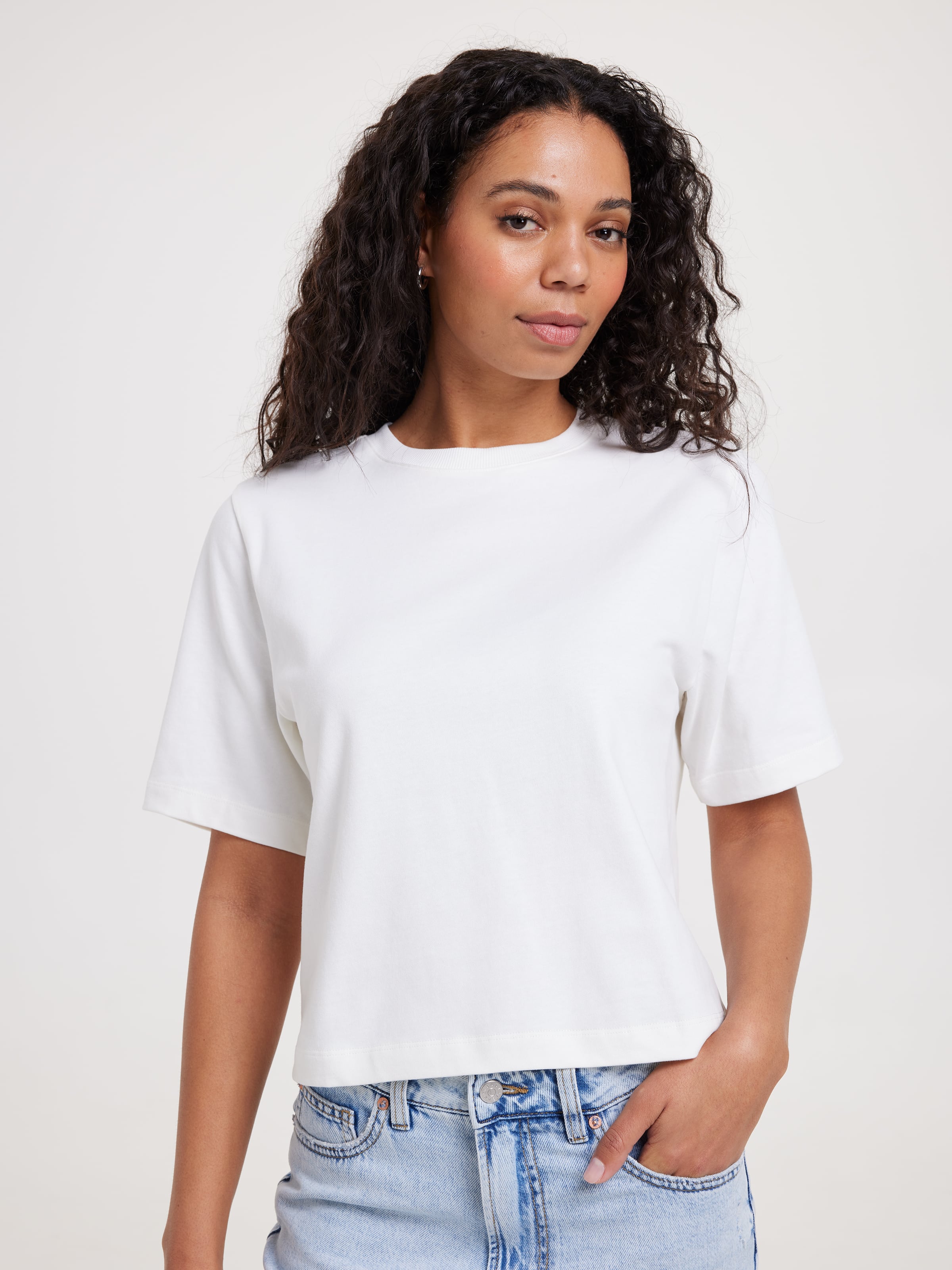 The Boxy Crop Tee