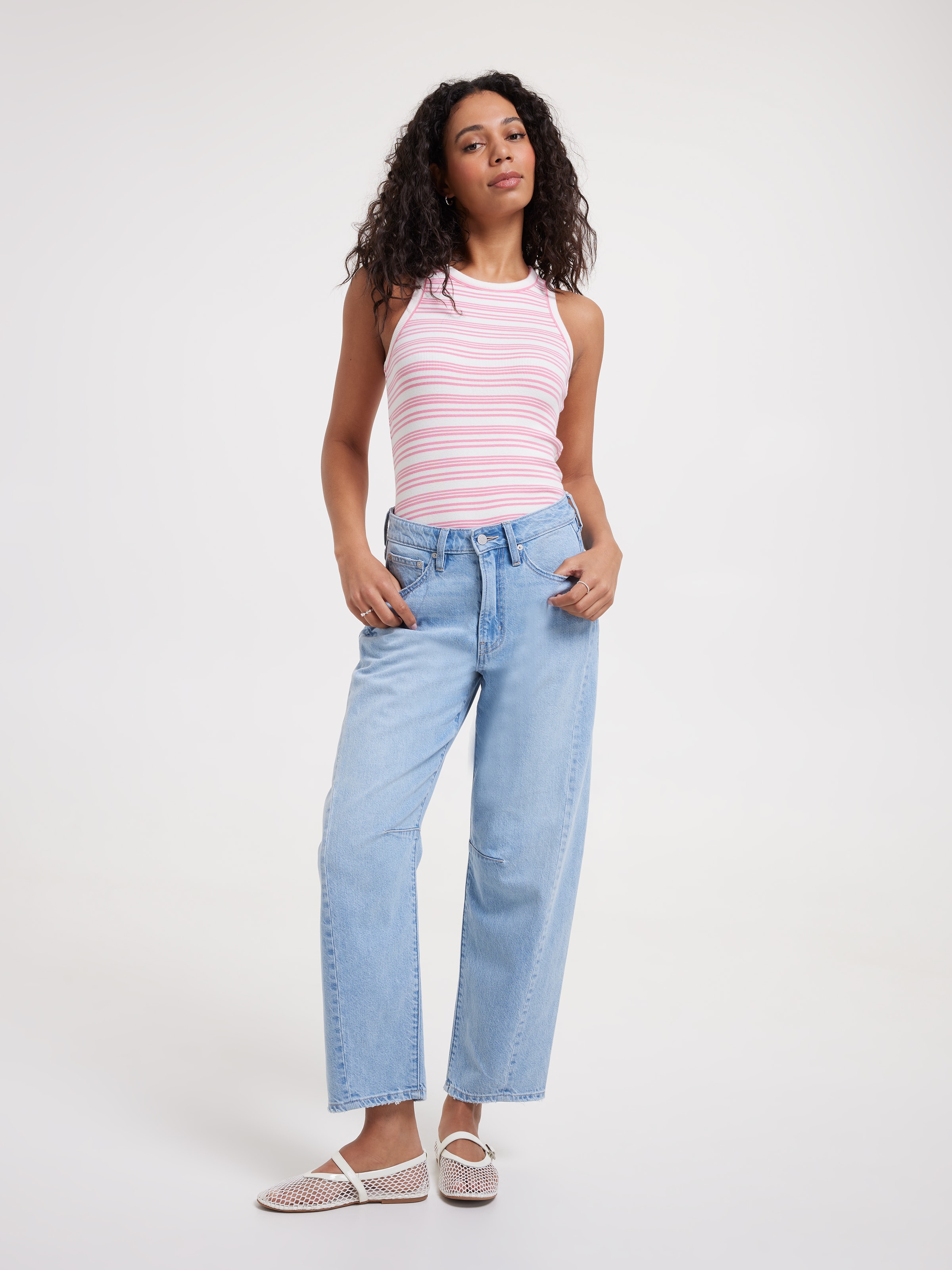 Charli Racer Rib Tank