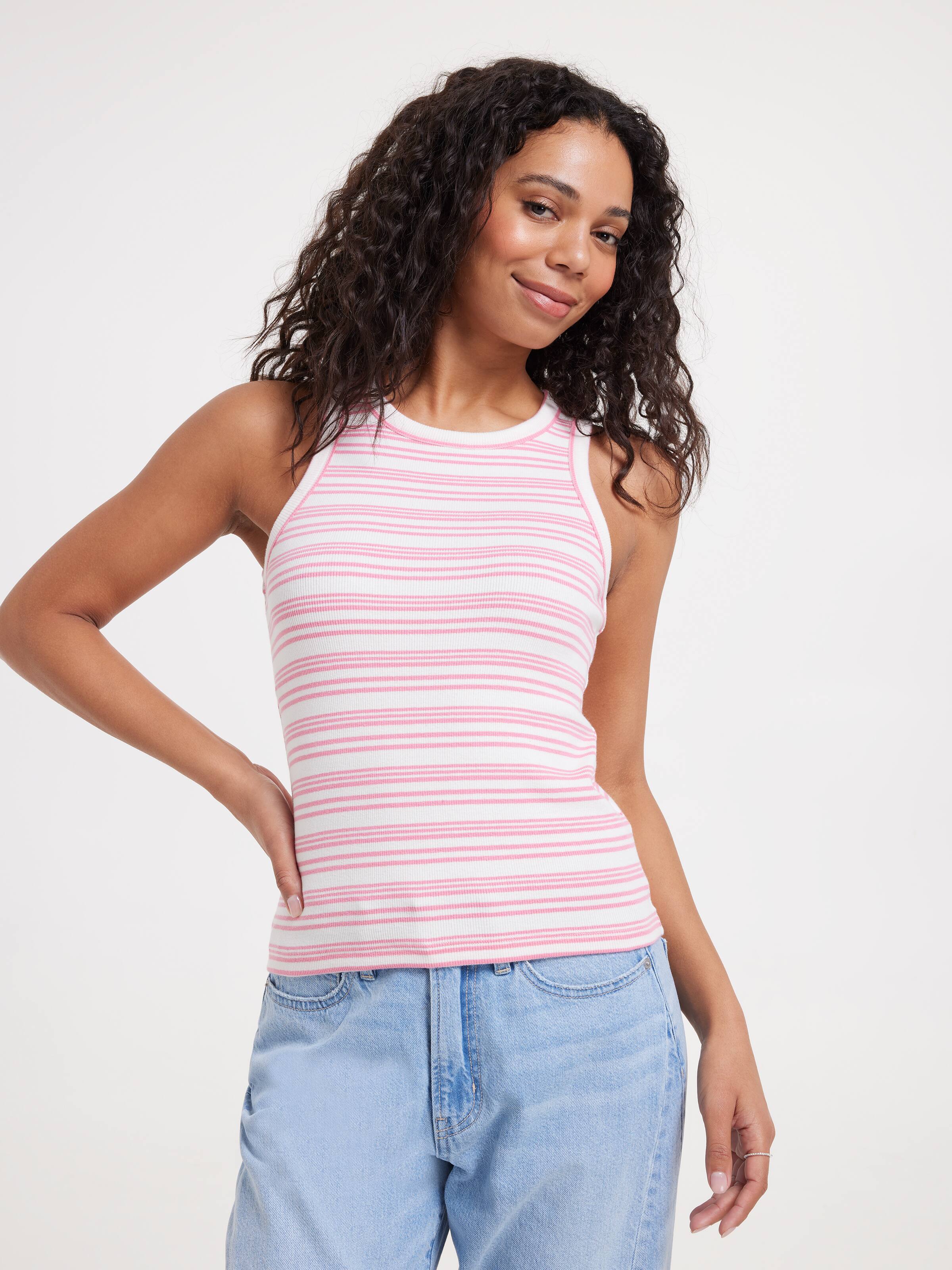 Charli Racer Rib Tank